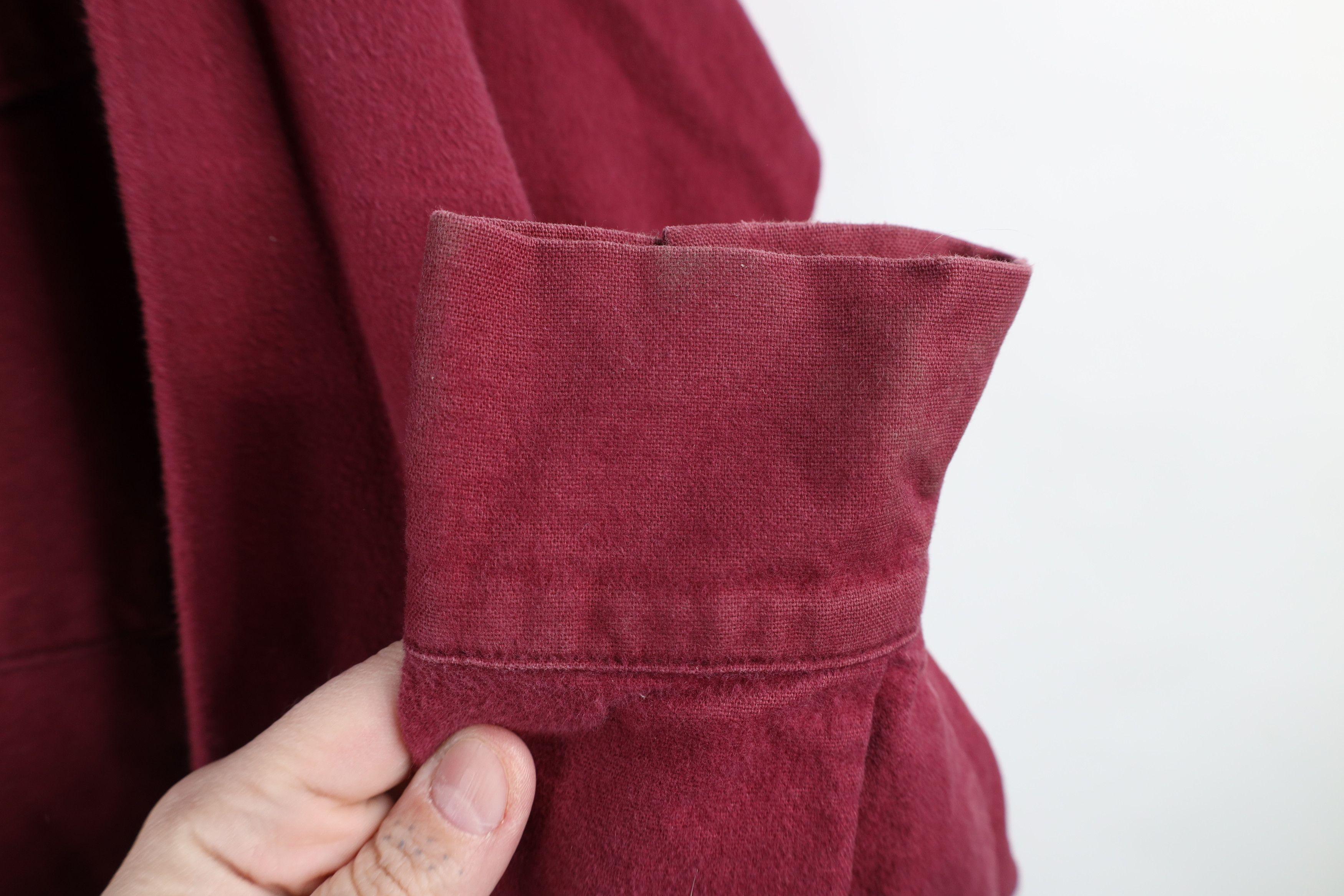 Vintage Vintage 90s Streetwear Heavy Chamois Cloth Button Shirt USA Size US XL / EU 56 / 4 - 5 Thumbnail