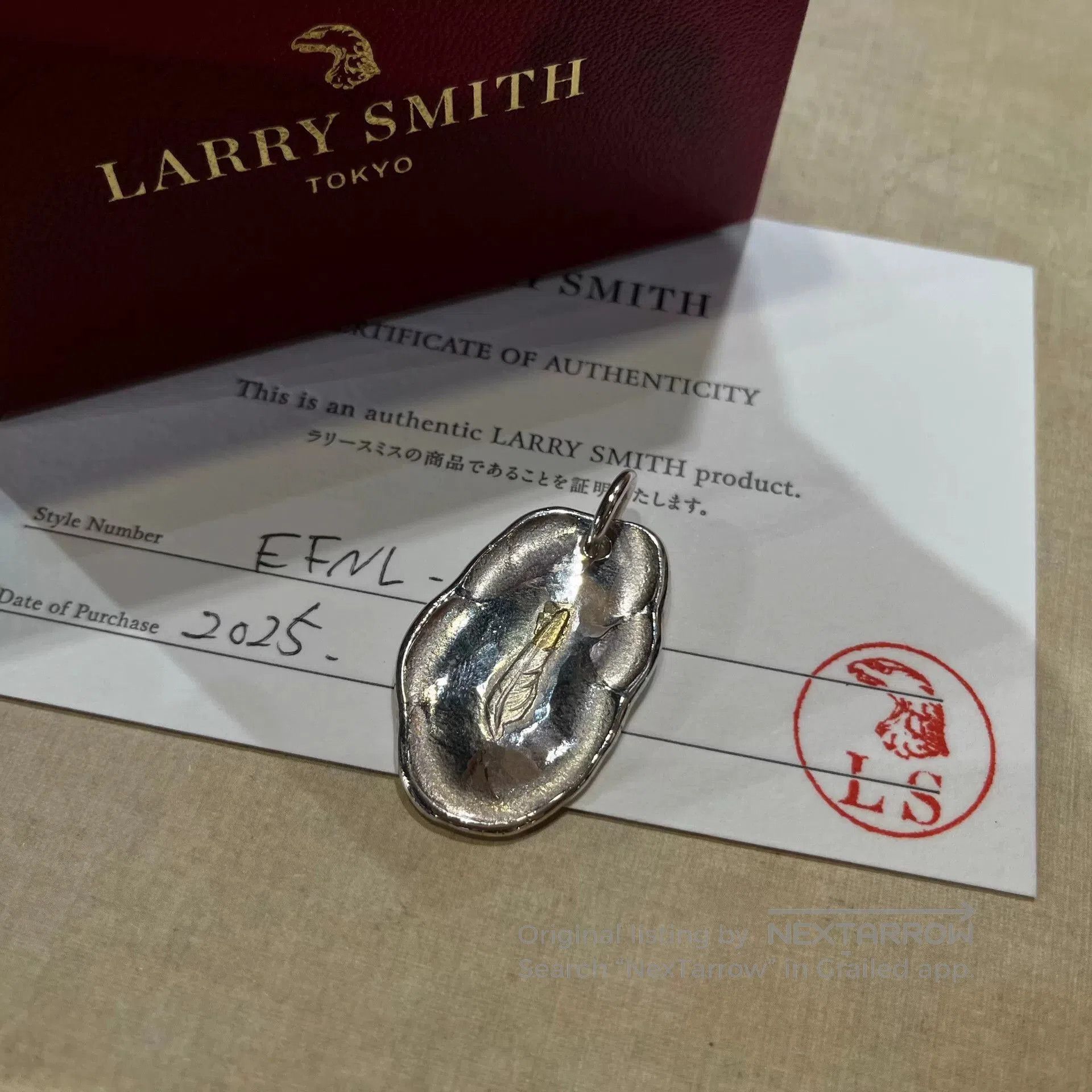 Larry Smith larry smith gold abalone shell pendant. Size ONE SIZE - 1 Thumbnail