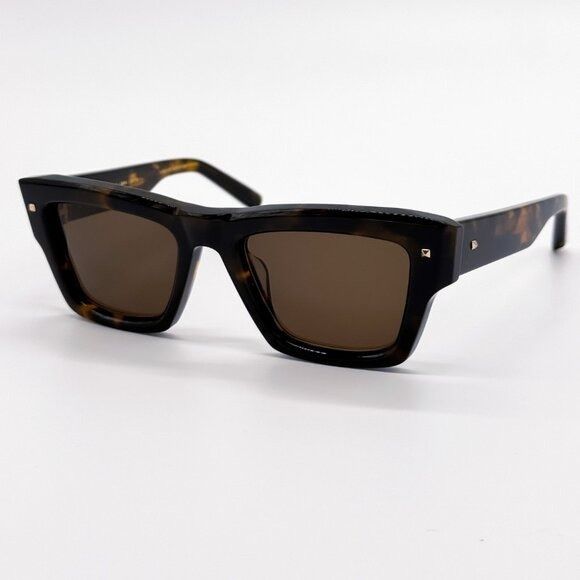 Valentino NEW VALENTINO XXII VLS-106B-53 HAVANA UNISEX SUNGLASSES Size ONE SIZE - 1 Thumbnail