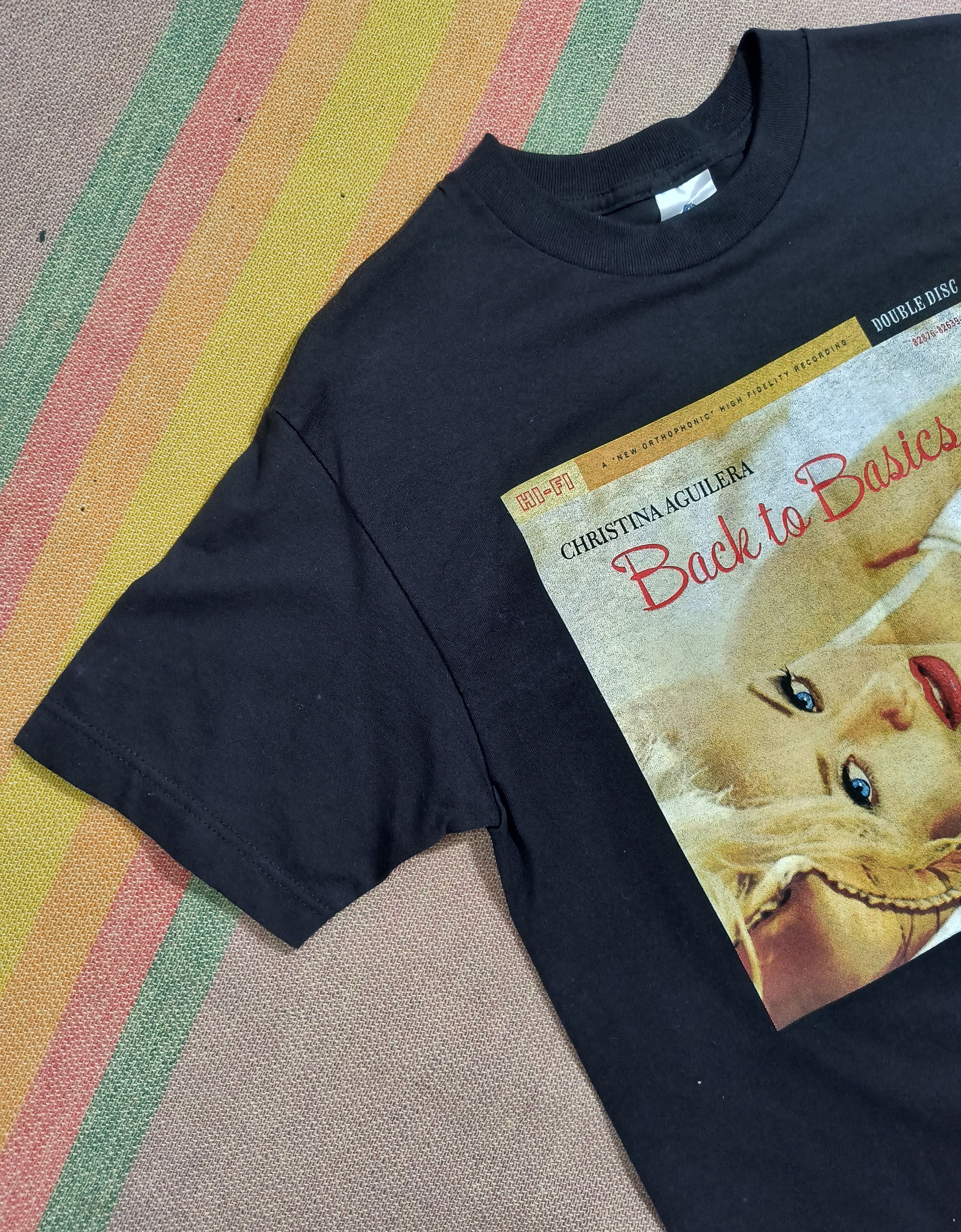 AAA Y2K Christina Aguilera Back to basics tour 2007 tee Size US M / EU 48-50 / 2 - 4 Thumbnail
