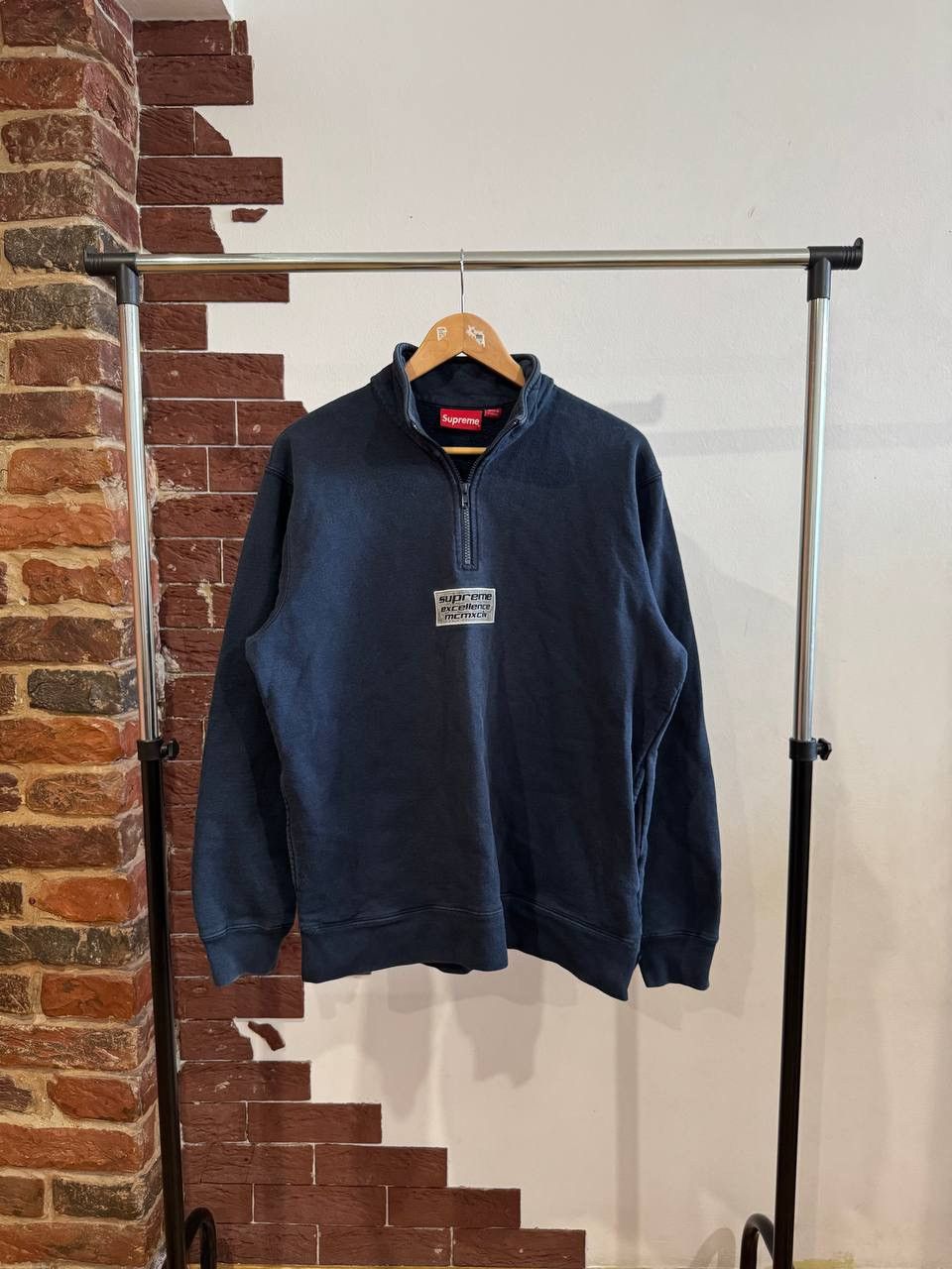 Supreme 3 M Reflective Excellence Half Zip Sweat | Grailed