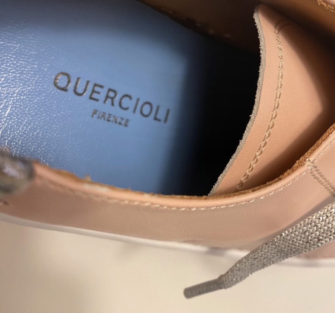 Quercioli Box-sole sneakers in two-tone leather Size US 8 / IT 38 - 7 Thumbnail
