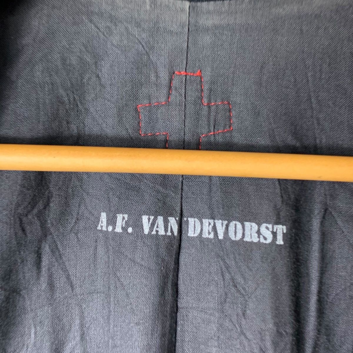 Vintage Vintage A.F.VAN DEVORST Belgian Antwerp Over Coat Jacket Size US S / EU 44-46 / 1 - 7 Thumbnail