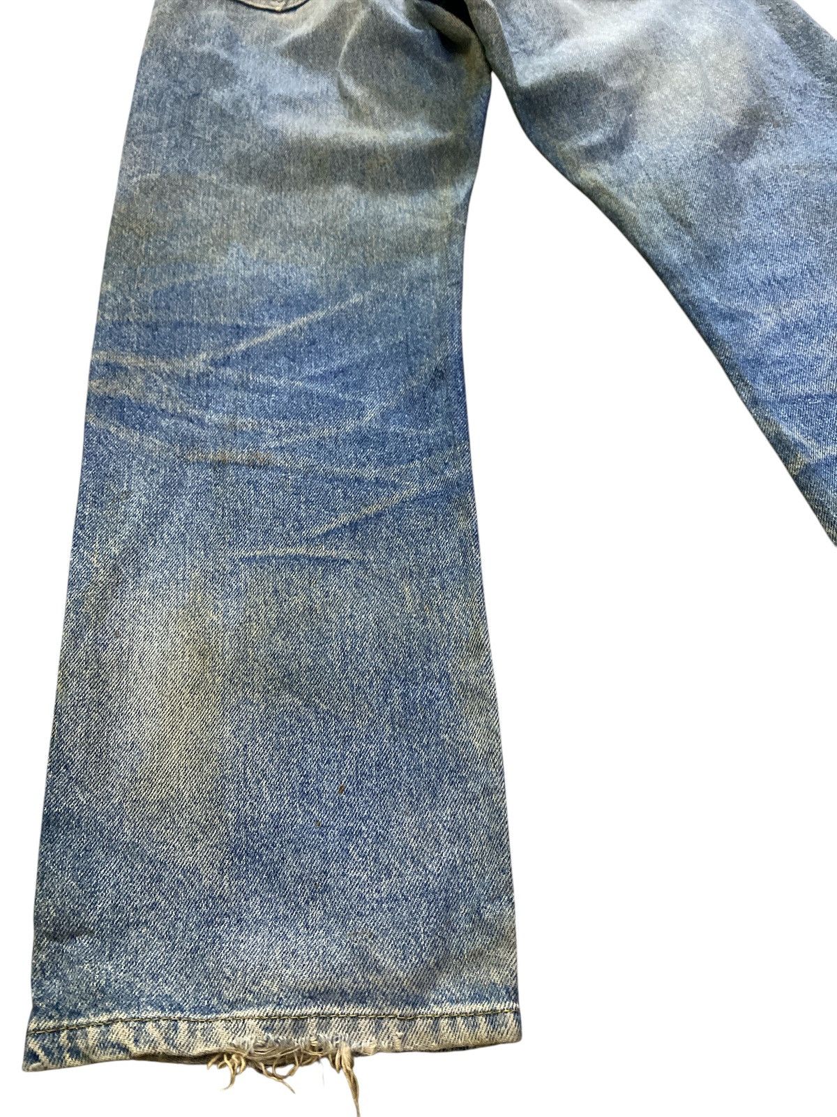 Lee × Vintage Vintage 80s Lee Rider Denim Distressed Size US 29 - 11 Thumbnail