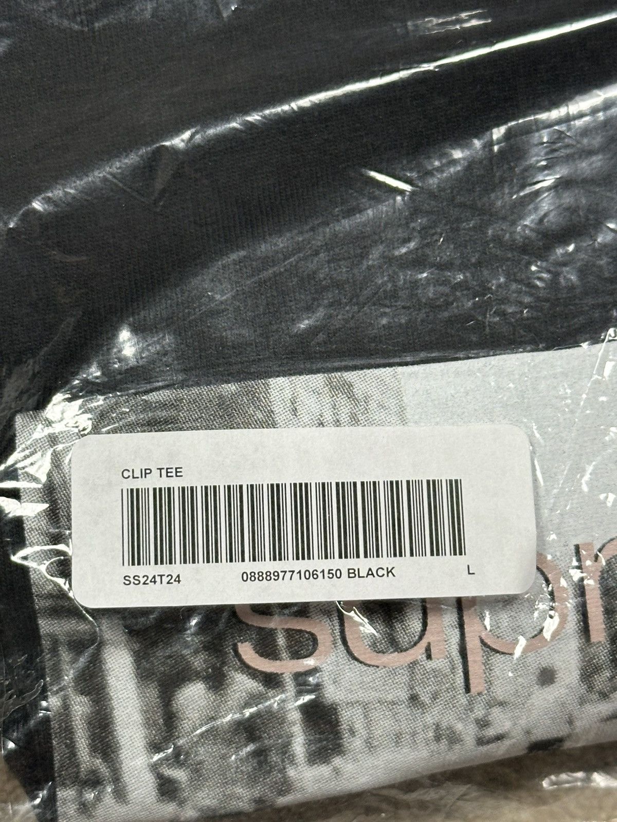 Supreme Supreme Crew 96 Tee - Black - L - SS24 Size US L / EU 52-54 / 3 - 4 Thumbnail