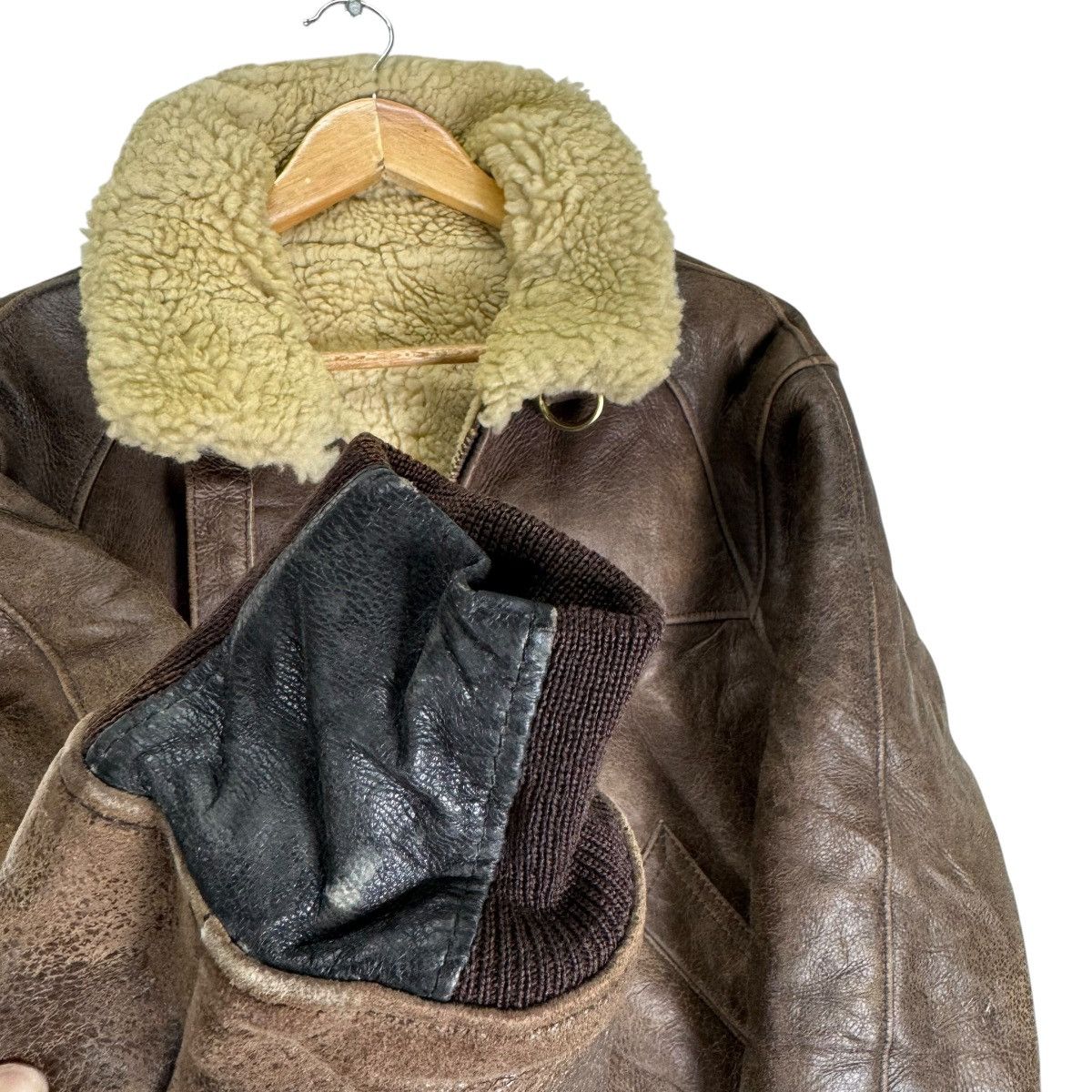 Golden Bear ☀️GOLDEN BEAR SHEEPSKIN B3 LEATHER JACKET Size US M / EU 48-50 / 2 - 5 Thumbnail