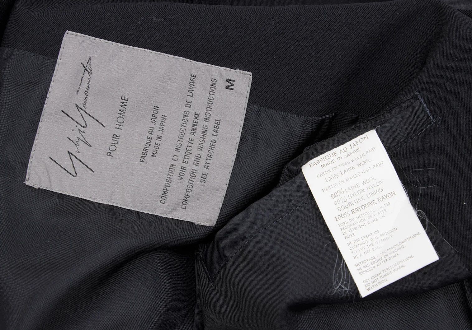 Yohji Yamamoto Yohji Yamamoto Wool Rib Knit Jacket Size US M / EU 48-50 / 2 - 16 Thumbnail