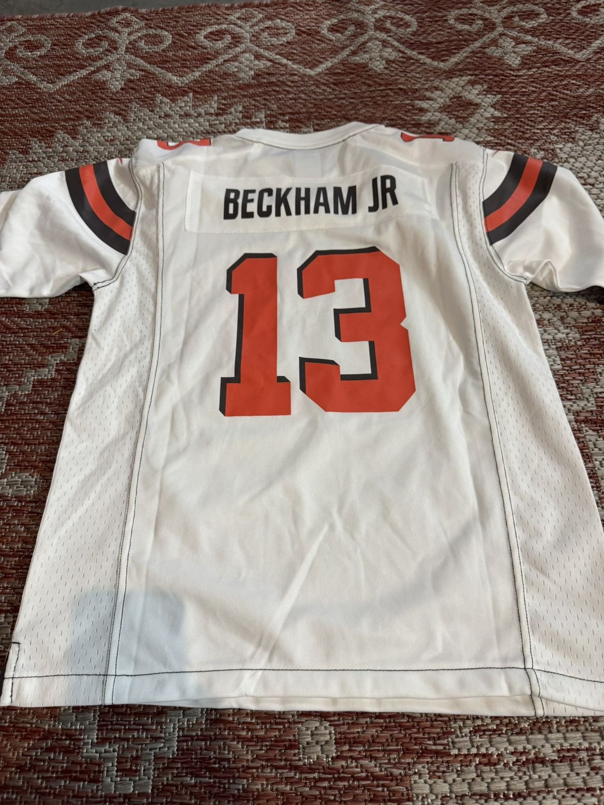 Nike Cleveland Browns Oder Beckham Jr White Jersey Sz Large Size US L / EU 52-54 / 3 - 4 Thumbnail