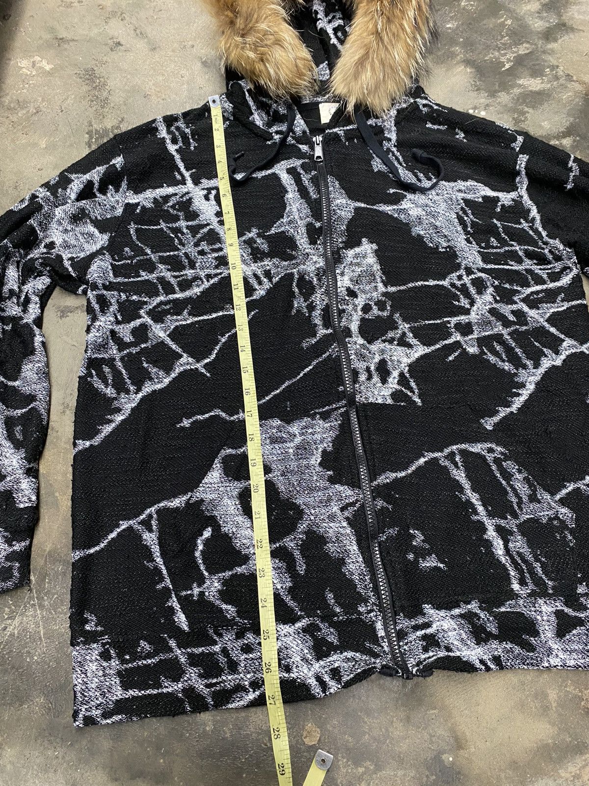 If Six Was Nine × Japanese Brand Fur hoodie undefined splater like hys junya style Size US L / EU 52-54 / 3 - 9 Thumbnail