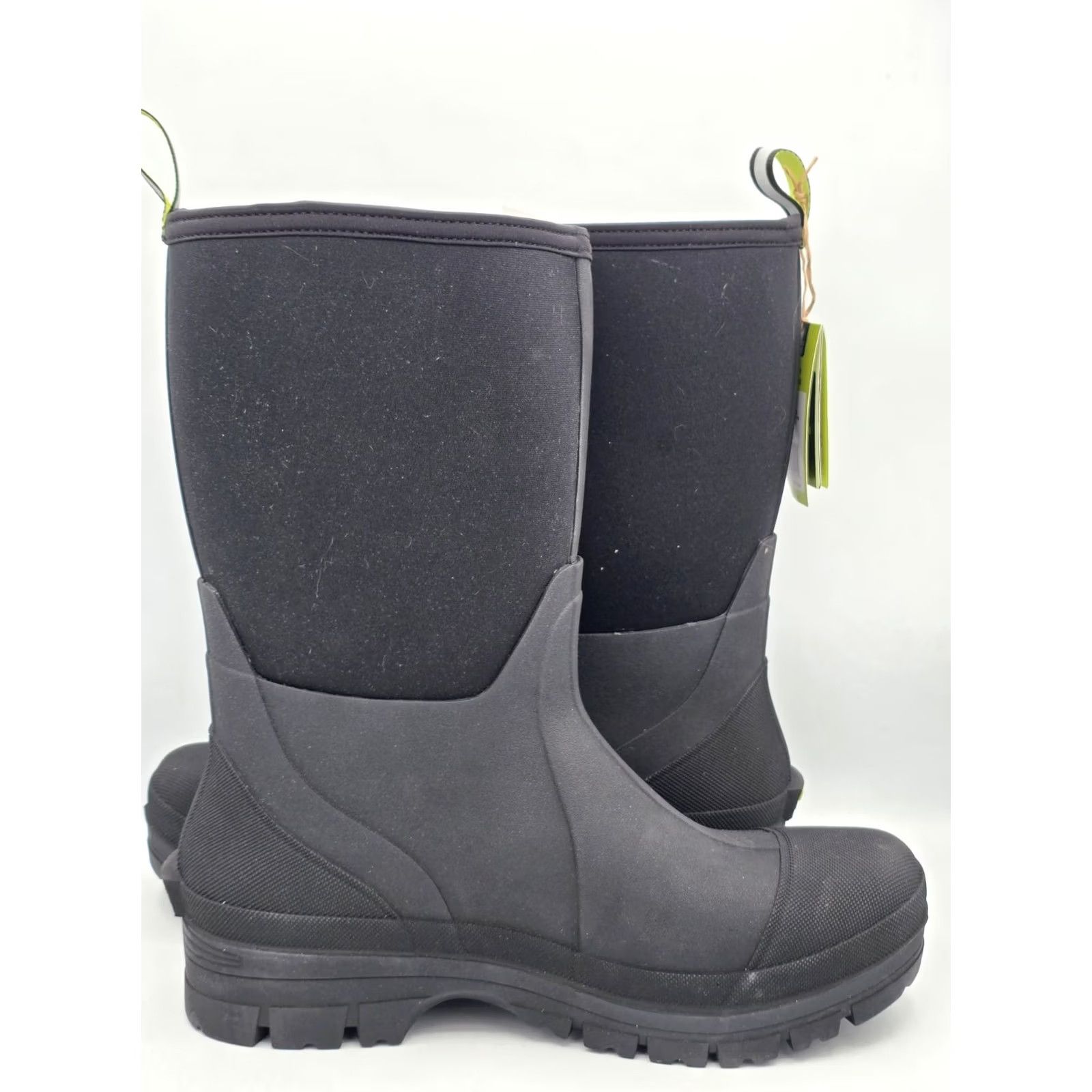 Vintage WESTERN CHIEF 365 Neoprene Mid Cold Weather Boots Men's 12 Black Shoes Boot Waterproof Rubber Rubber Size US 12 / EU 45 - 4 Thumbnail