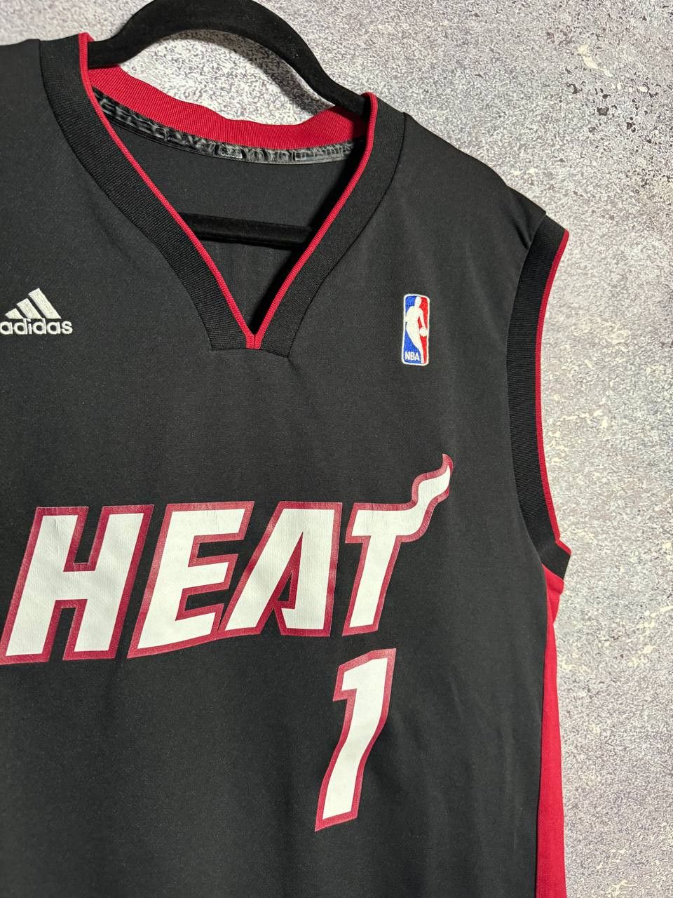 Adidas BOSH Vintage Miami Heat Adidas NBA Jersey Medium Size US M / EU 48-50 / 2 - 8 Thumbnail