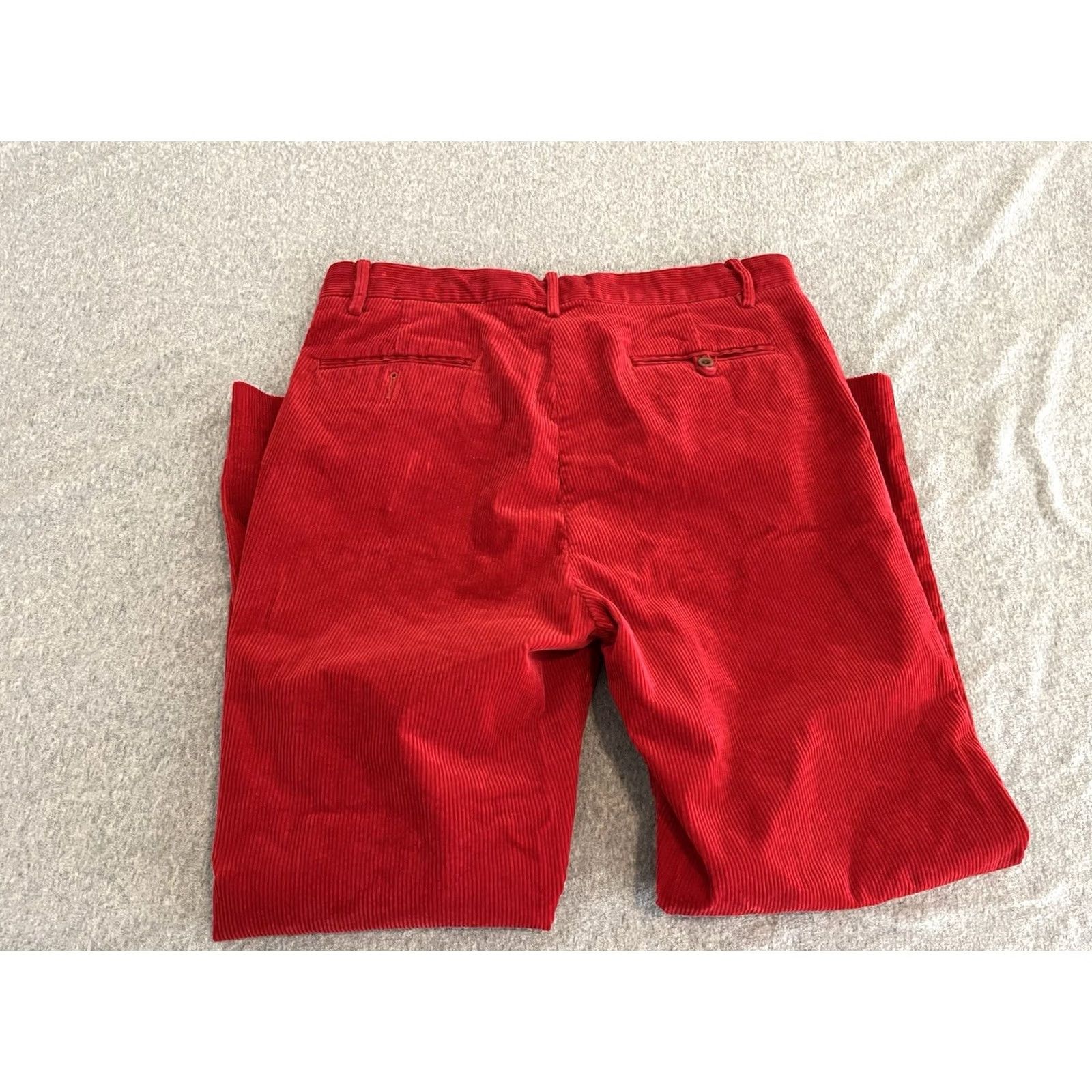 Polo Ralph Lauren Polo Ralph Lauren Pants Corduroy Red 33x28 Preston Fit Mens Regular Chino Pants Mens Red Corduroy 33 28 Size US XS / EU 42 / 0 - 4 Thumbnail