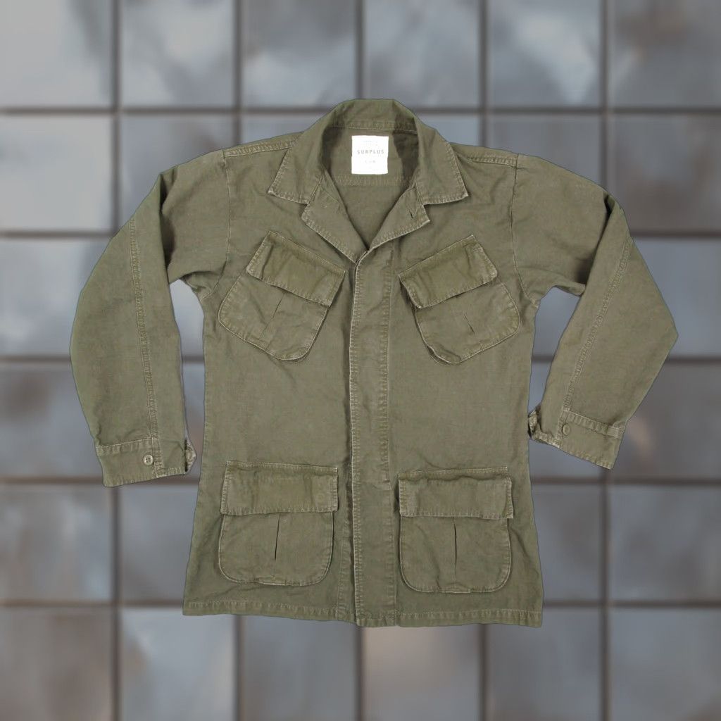 Citizens Of Humanity Citizens Of Humanity Surplus Jacket Women Small Green Cotton Utility Field Size S / US 4 / IT 40 - 1 Thumbnail