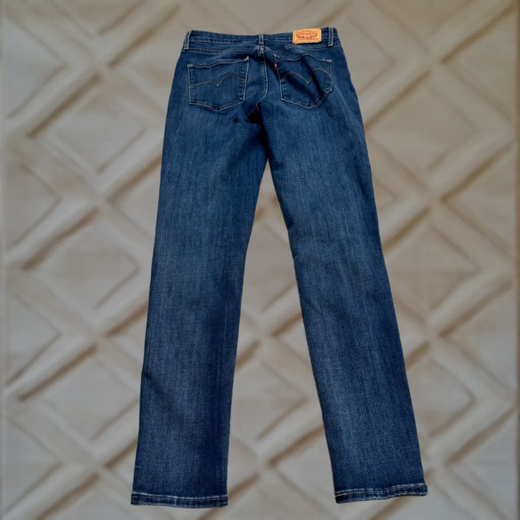 Levi's Levi's 721 High Rise Skinny Distressed Denim Jeans Womens 28 Blue Stretch Casual Denim Levi's 700 Series Slim Regular 5-Pocket Rise High Size 28" / US 6 / IT 42 - 1 Thumbnail