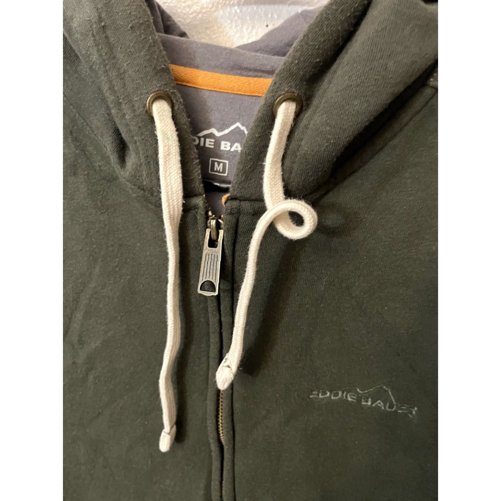 Eddie Bauer Eddie Bauer Men's Hoodie Jacket M Green Full Zip Casual Pockets Fleece Regular Fit Size US M / EU 48-50 / 2 - 3 Thumbnail