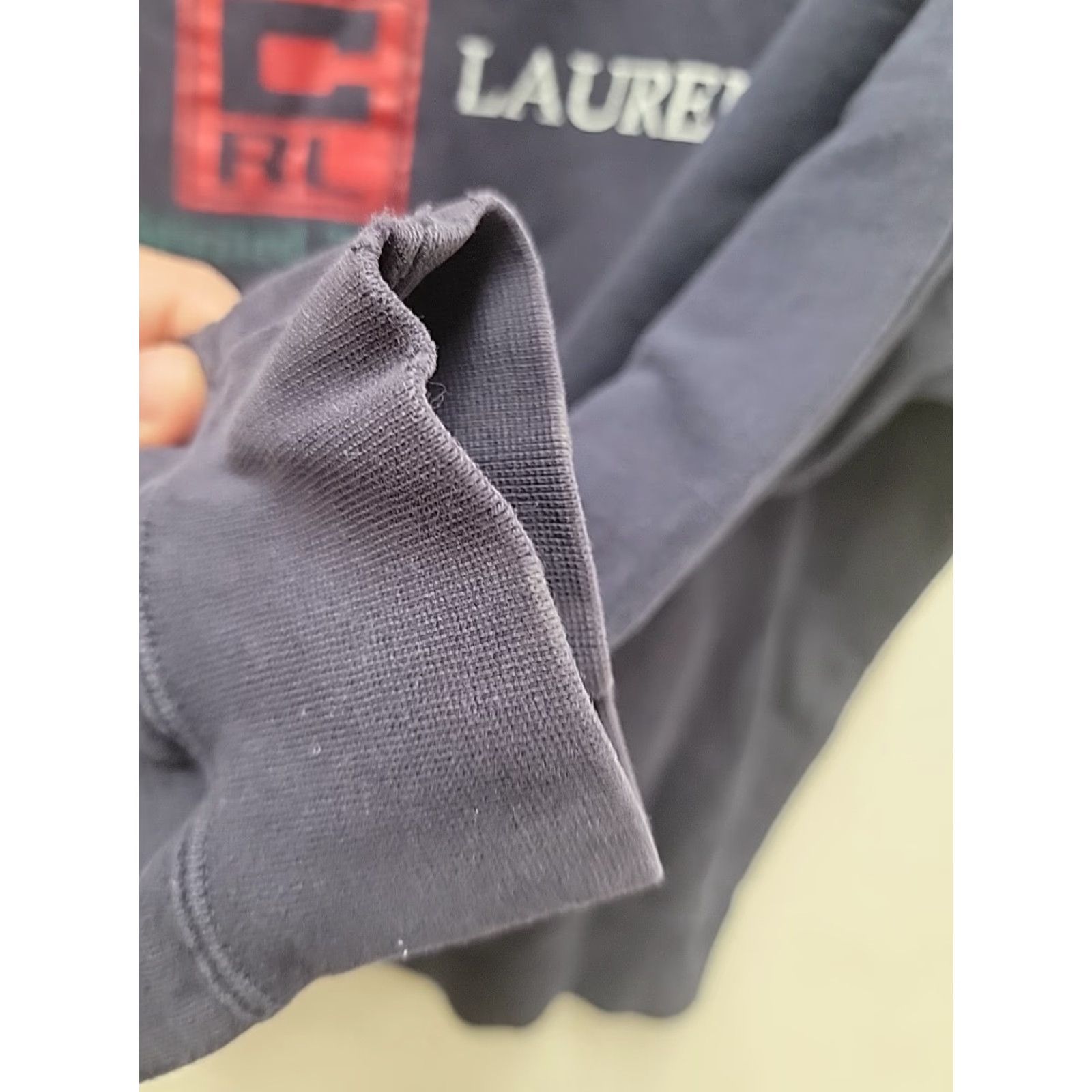 Chaps VINTAGE Chaps Ralph Lauren Sweatshirt The Spirited Tradition 90s Crew Neck Long Sleeve Blue M Mens Graphic Print Distressed Size US M / EU 48-50 / 2 - 5 Thumbnail