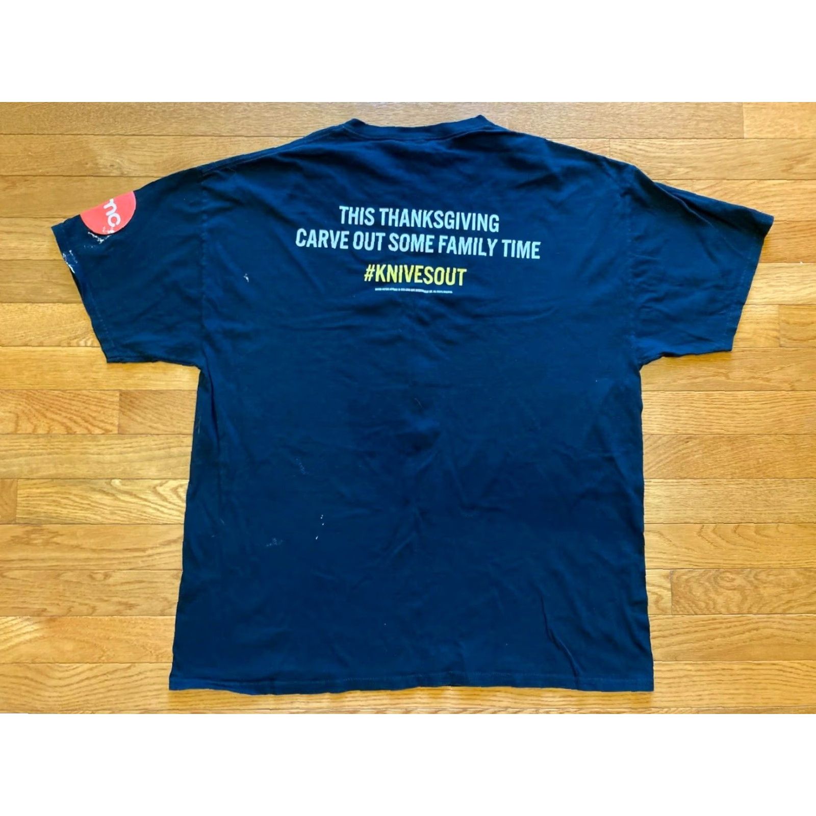 Fruit Of The Loom Knives Out Movie Black Short Sleeve Crewneck Promo Graphic Tee T-Shirt XL Mens Fruit of the Loom Size US XL / EU 56 / 4 - 2 Thumbnail