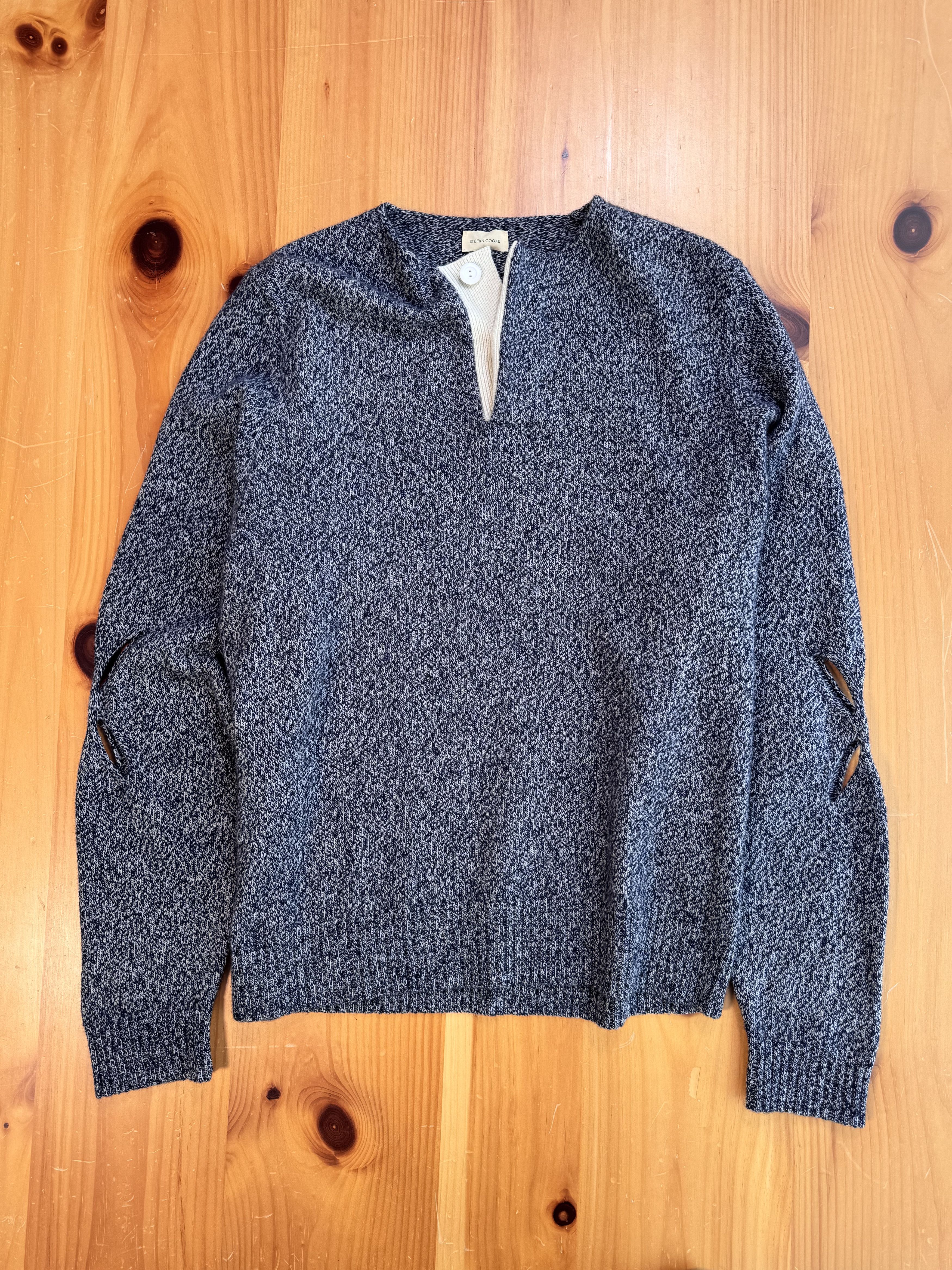 Stefan Cooke Stefan Cooke Floral Slash Knit AW20 | Grailed