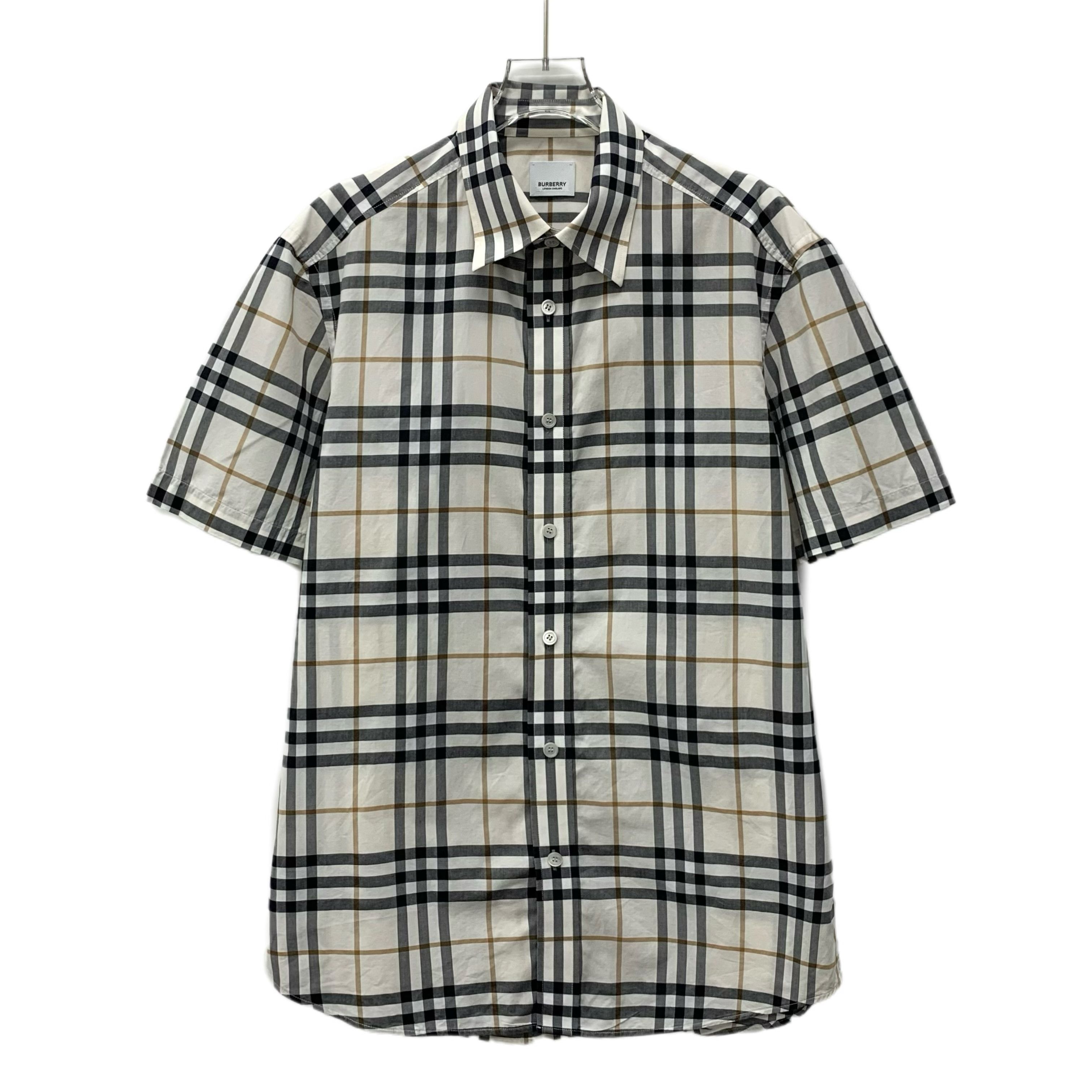 Burberry Burberry Cotton Shirt – Check Short Sleeve (Size M) Size US M / EU 48-50 / 2 - 1 Thumbnail