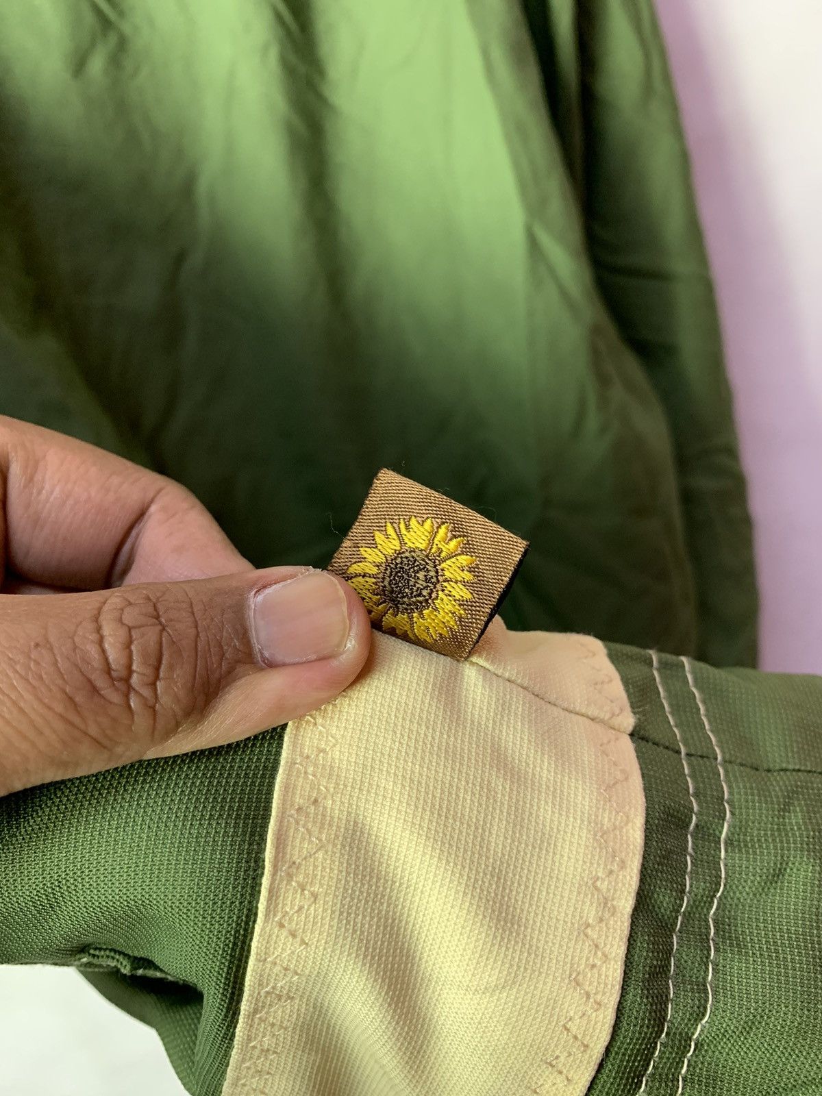 Ellesse × Goldwin × Vintage Steals! Vintage 90s Ellesse Sunflower Halfzipper Parka Size US L / EU 52-54 / 3 - 10 Thumbnail