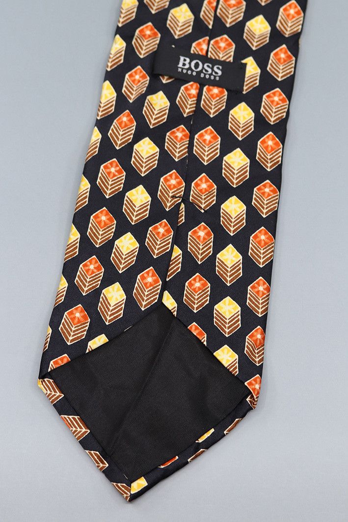 Hugo Boss Hugo Boss Silk Tie with Abstract Pattern – Made in Italy Size ONE SIZE - 2 Thumbnail