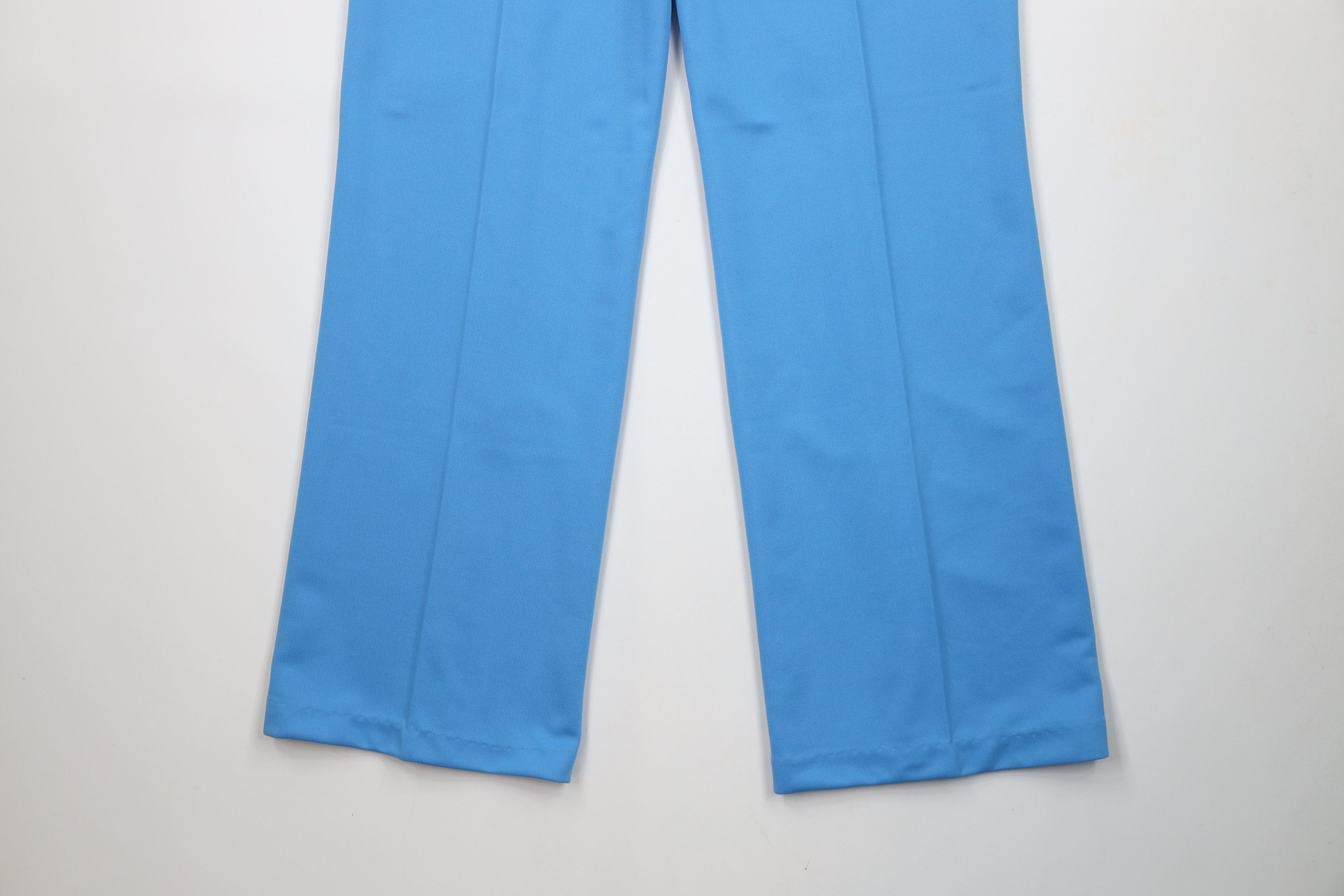 Vintage Vintage 70s Streetwear Bell Bottoms Pants Light Blue USA Size 38" / US 16 / IT 52 - 12 Thumbnail