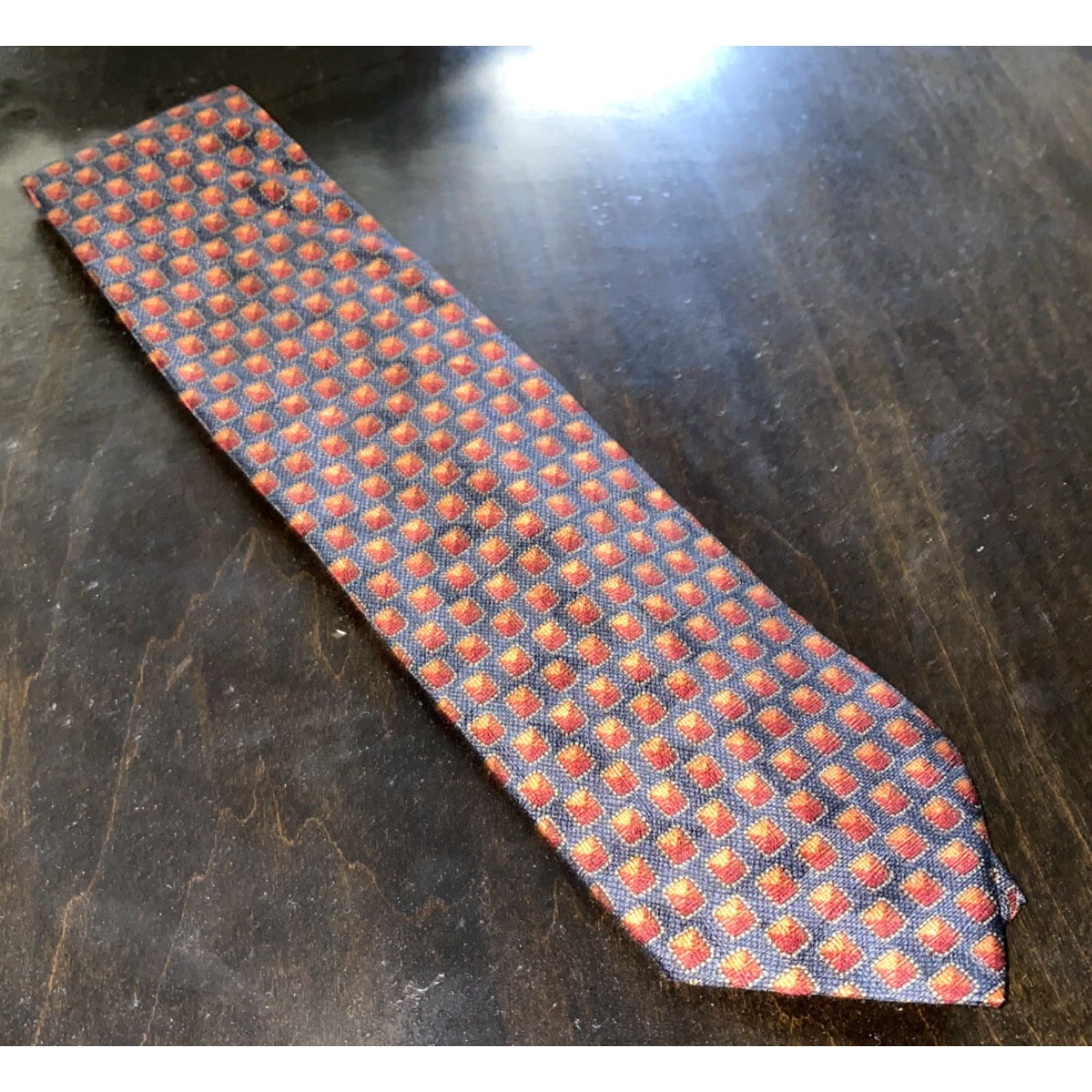 Ermenegildo Zegna Ermenegildo Zegna Tie Silk Geometric Multi-Color 56 In Men Size ONE SIZE - 2 Thumbnail
