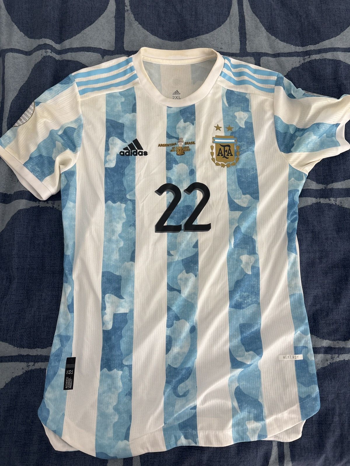 Adidas Adidas Lautaro Martinez Argentina Home Jersey Copa Size US XXL / EU 58 / 5 - 1 Thumbnail