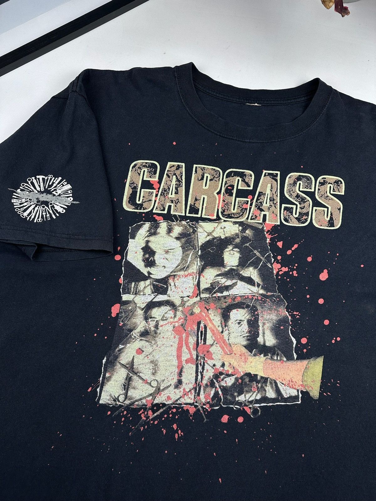 Band Tees Carcass band black tee metal hard rock merch back print Size US XL / EU 56 / 4 - 3 Thumbnail