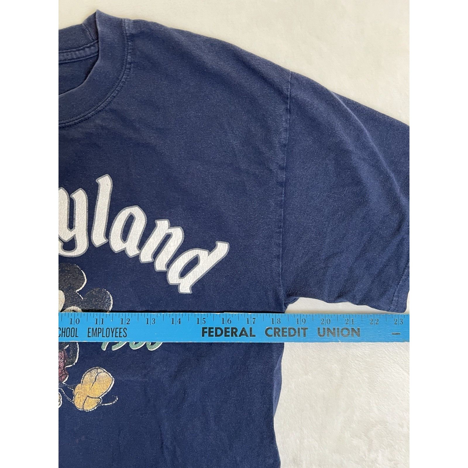Disney Vintage Disneyland Mickey Mouse T-Shirt Size Medium Blue Spe Size US M / EU 48-50 / 2 - 5 Thumbnail