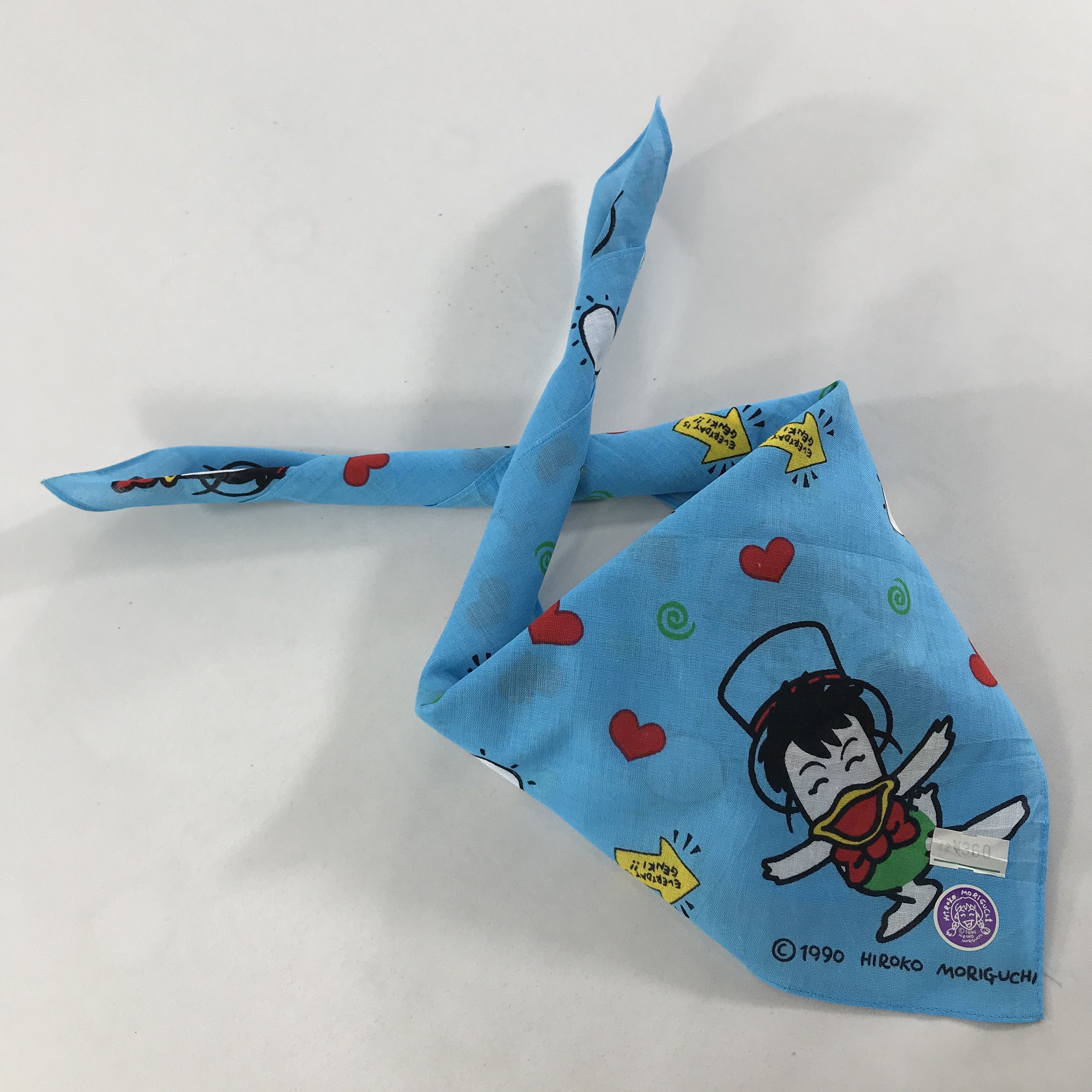 Anime × Japanese Brand × Vintage Vintage Cartoon Bandana / Handkerchief / Neckerchief - S1844 Size ONE SIZE - 4 Thumbnail