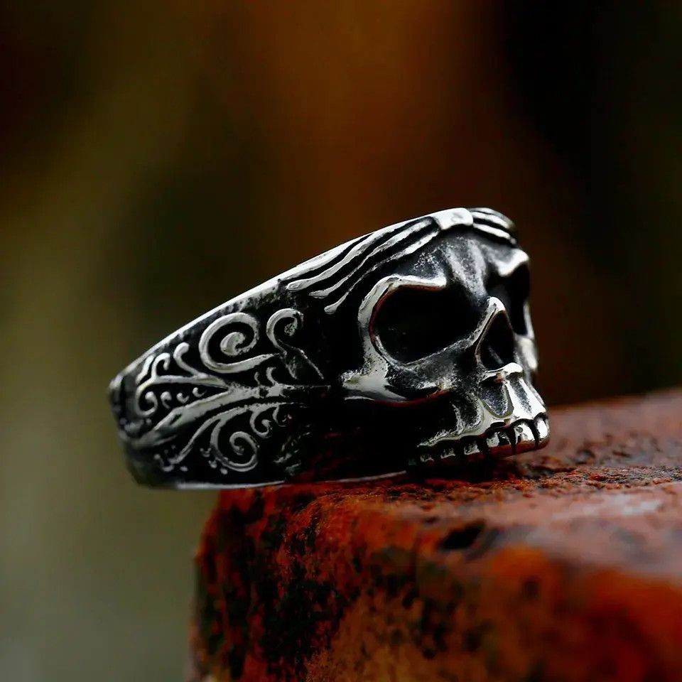 Jewelry Creative Handmade Calvarium Skull Ring Size ONE SIZE - 3 Thumbnail