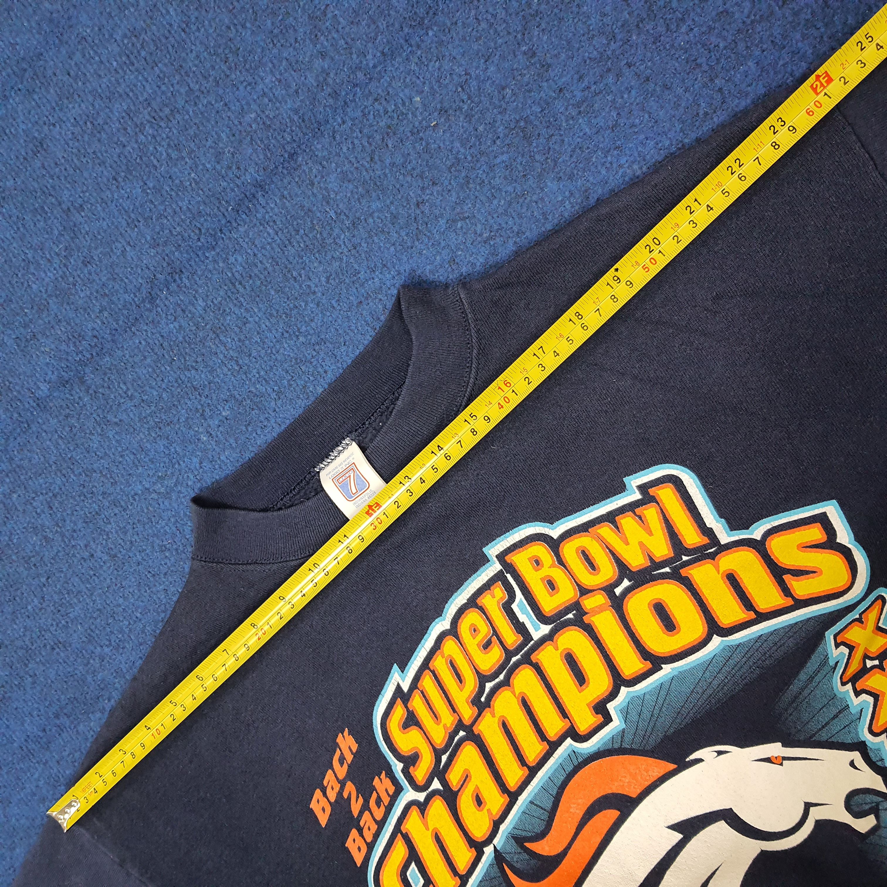 Logo 7 Vintage Denver Broncos Super Bowl Sweatshirt C253N5 Size US L / EU 52-54 / 3 - 8 Thumbnail
