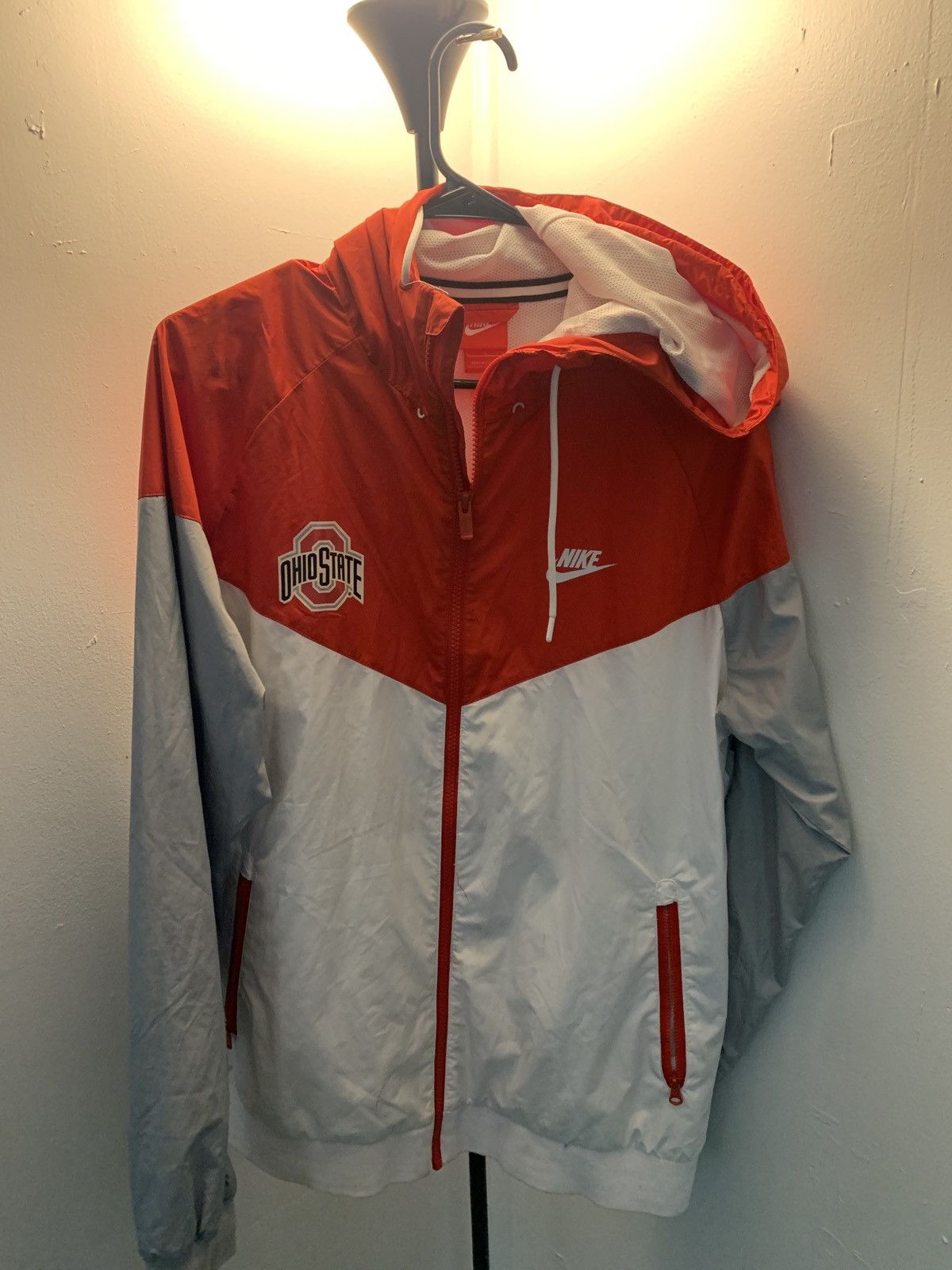 Nike Ohio State team issue zip up jacket