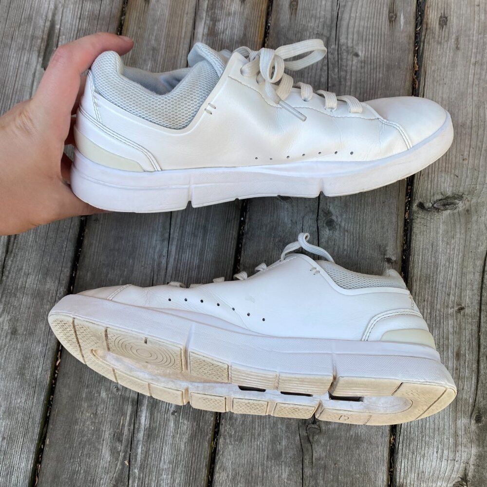 On On Cloud The Roger Clubhouse Lace Up Low Top White Sneaker Size US 9 / EU 42 - 4 Thumbnail