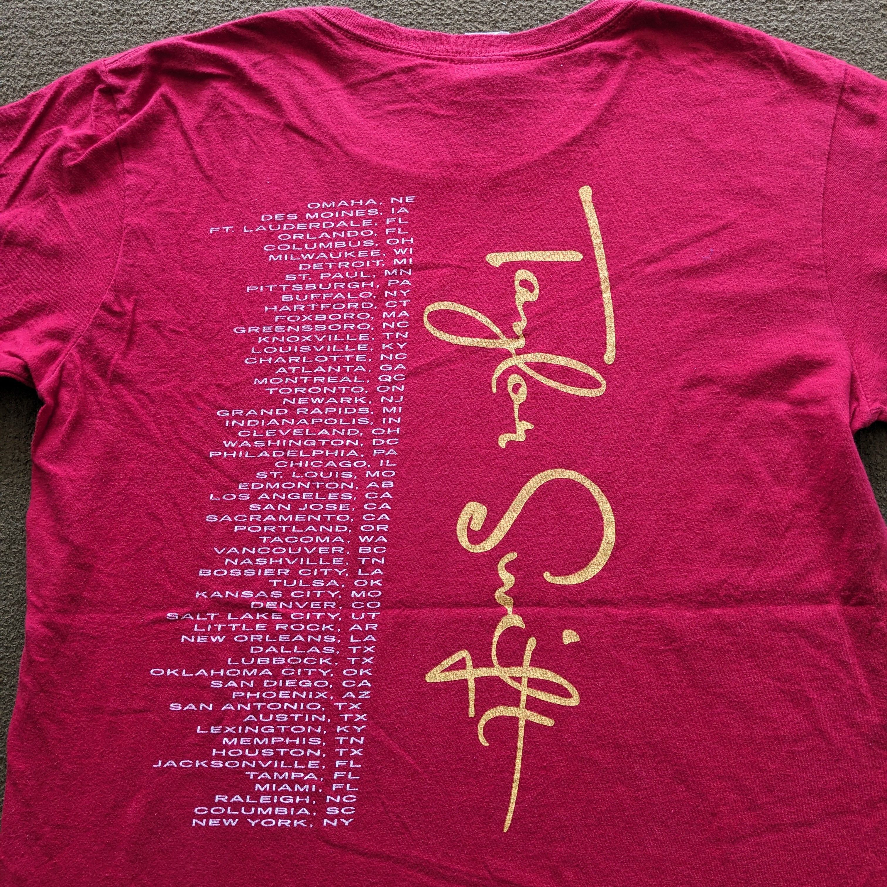 Vintage Vintage Taylor Swift Tour American Singer T-shirt Size US S / EU 44-46 / 1 - 4 Thumbnail