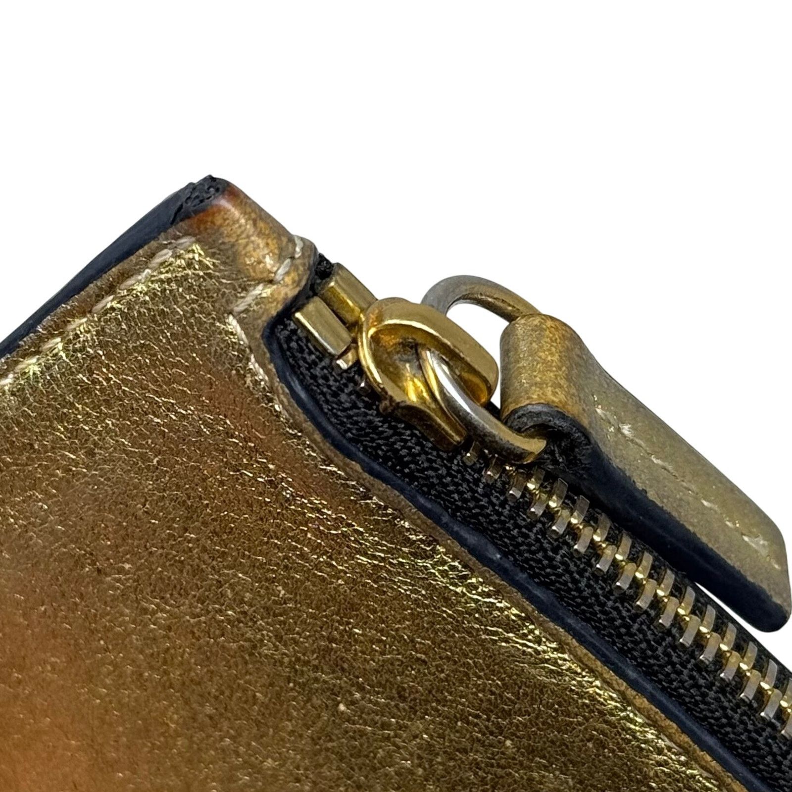 Versace Versace Metallic Zipper Wallet Size ONE SIZE - 10 Thumbnail