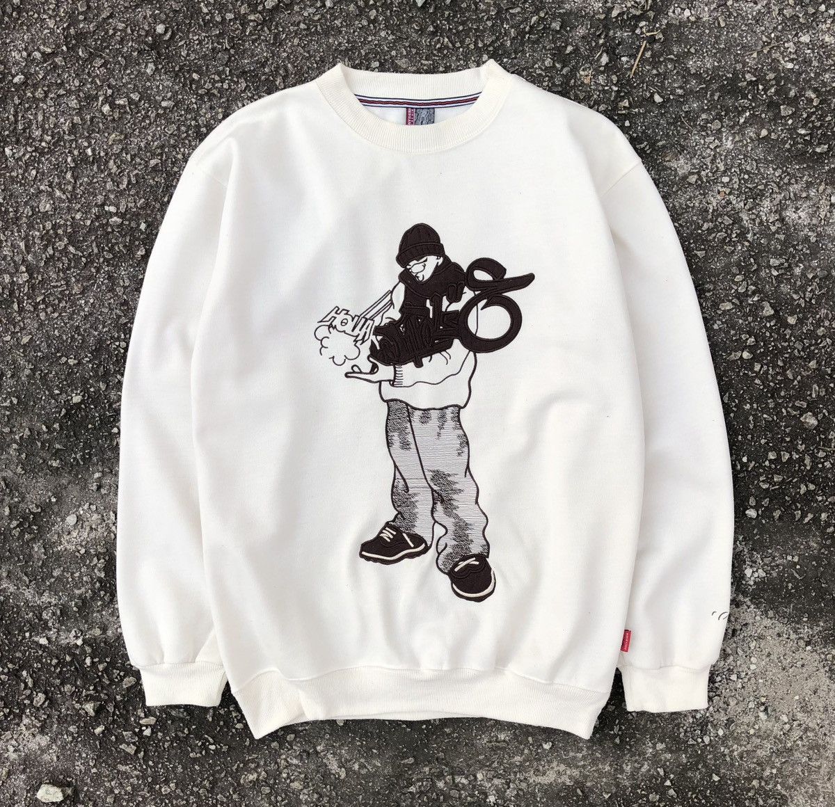 Ruff Ryders Ruff Ryders Dirty Denim Graphic Design Sweatshirt Size US L / EU 52-54 / 3 - 1 Thumbnail
