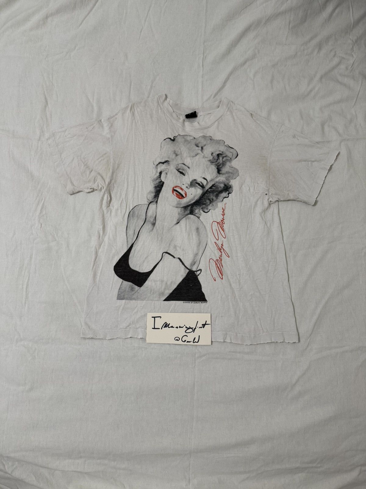 Vintage Vintage Marilyn Monroe T-Shirt Size US XL / EU 56 / 4 - 9 Thumbnail
