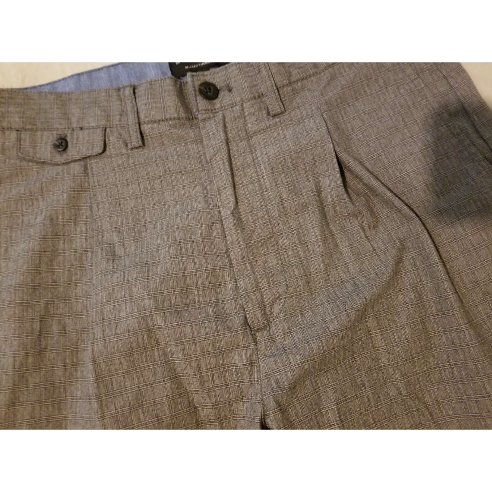 Banana Republic Banana Republic Khaki Dress Pants Gray Cotton 32x30 32x27 Pants Mens Regular Inseam 30 Chino Trouser Slack Dress Pants Size US 32 / EU 48 - 3 Thumbnail