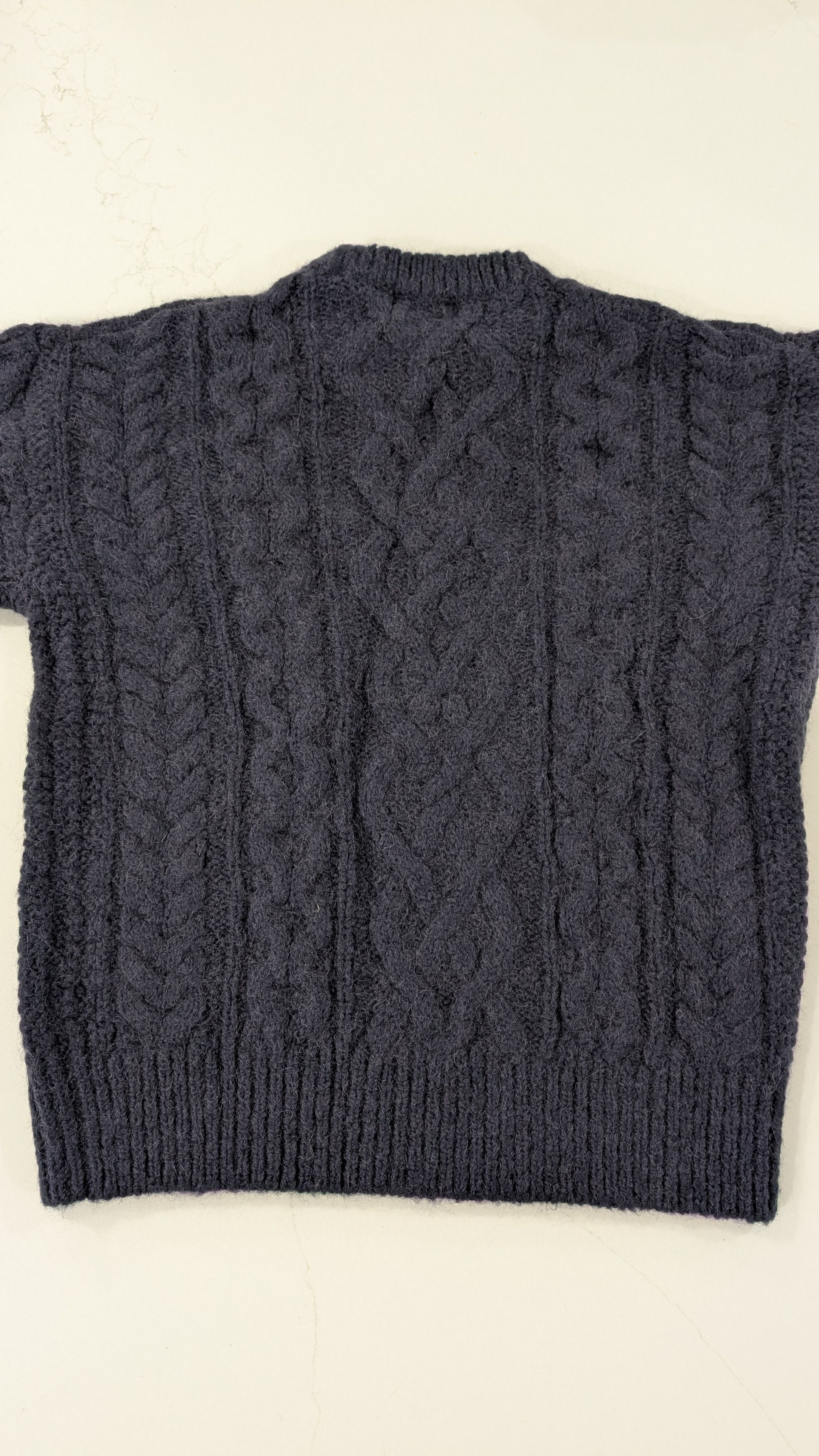 Isabel Marant Isabel Marant Erik Sweater Mohair Midnight Blue Cable Knit Size US S / EU 44-46 / 1 - 2 Thumbnail