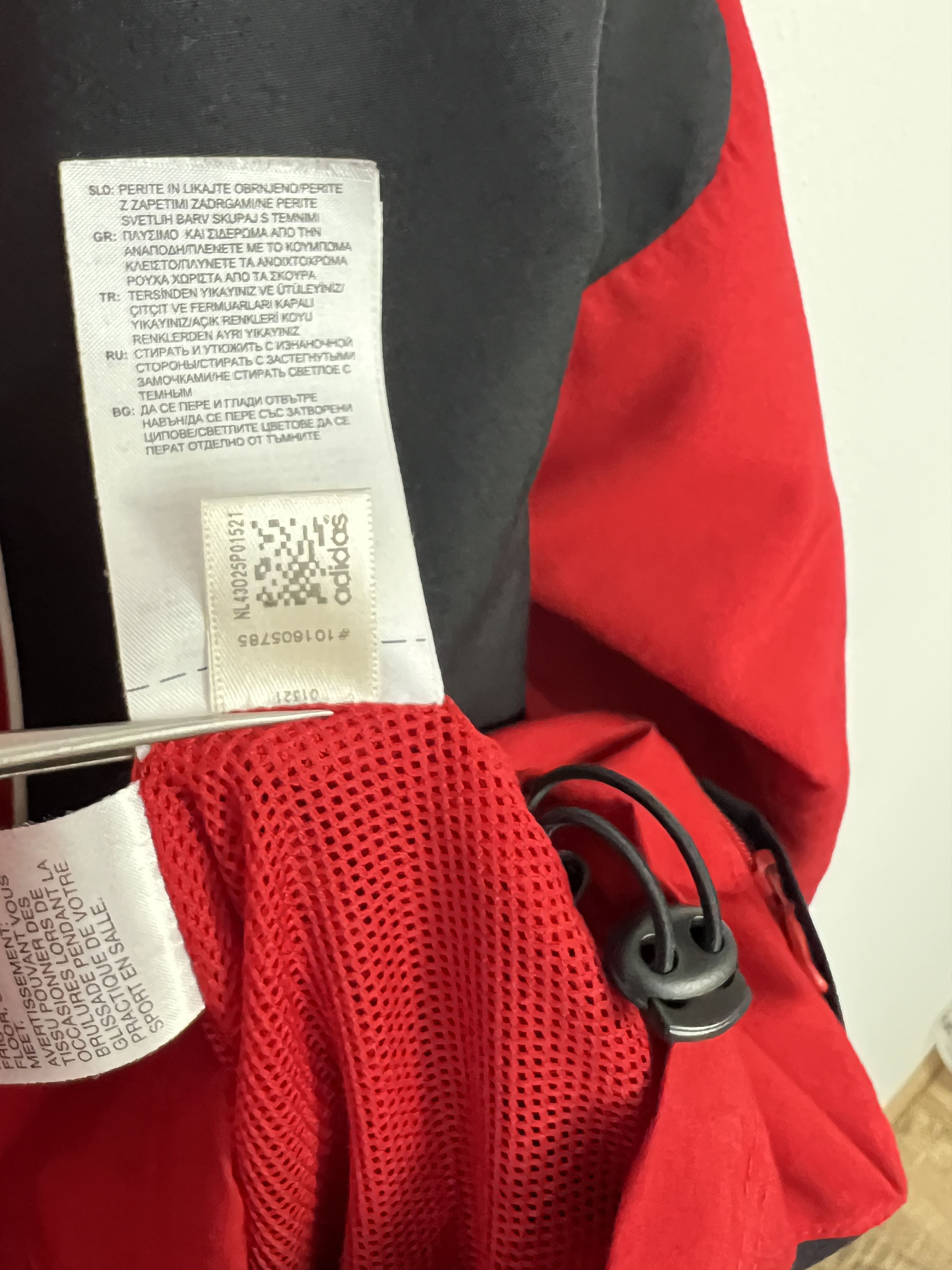 Adidas Vintage Adidas Middlesbrough Football Jacket Soccer Red Size US M / EU 48-50 / 2 - 12 Thumbnail