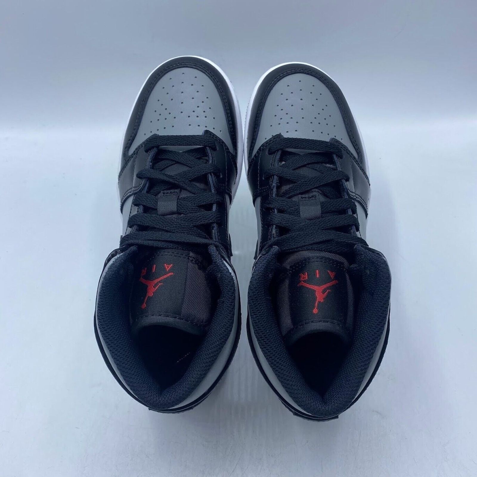 Nike NEW Air Jordan 1 Mid (GS) Black Shadow Red 554725 096 Size US 5 / EU 37 - 6 Thumbnail