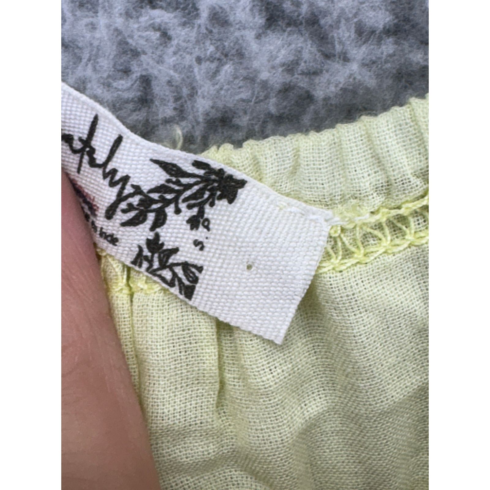 Free People Free People Wide Leg Harem Pull on Pants Womens Small Yellow Size 27" / US 4 / IT 40 - 6 Thumbnail