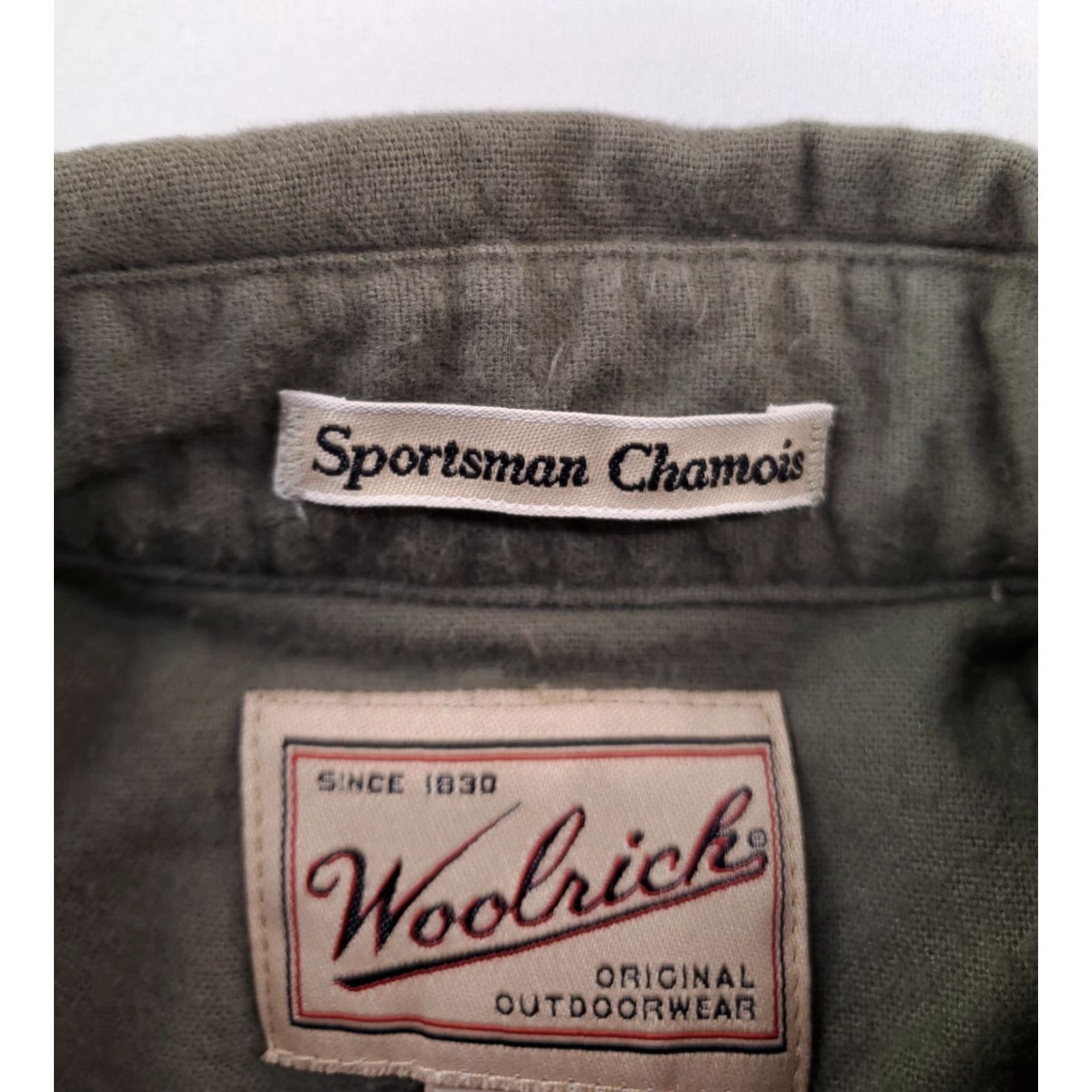 Vintage VINTAGE Woolrich Sportsman Chamois Button Up Shirt Long Sleeve Made USA Mens XL Gray 90s Size US XL / EU 56 / 4 - 3 Thumbnail