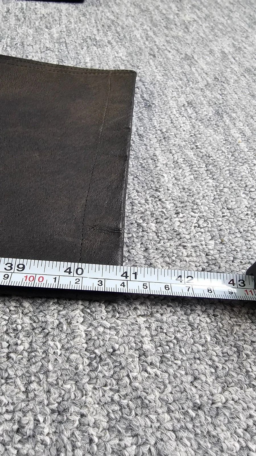 Other Buster Genuine Leather Pants Women W28 Black High Rise Size 28" / US 6 / IT 42 - 10 Thumbnail