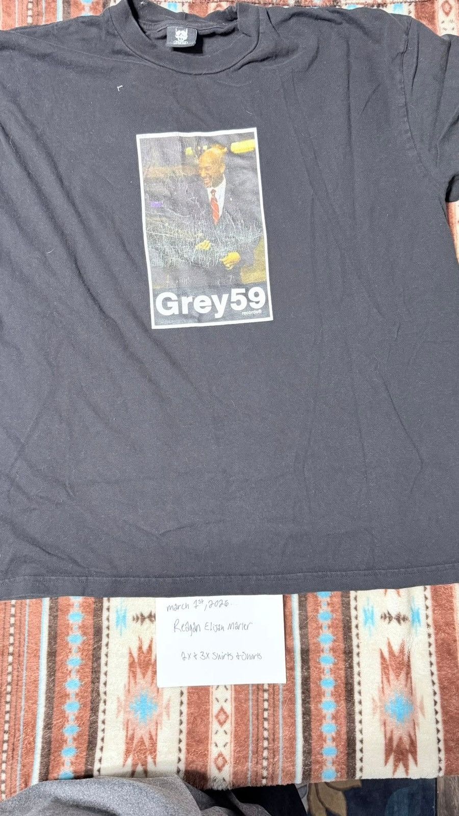 G59 Records Grey 59 Mayor tee Size US XXL / EU 58 / 5 - 1 Preview