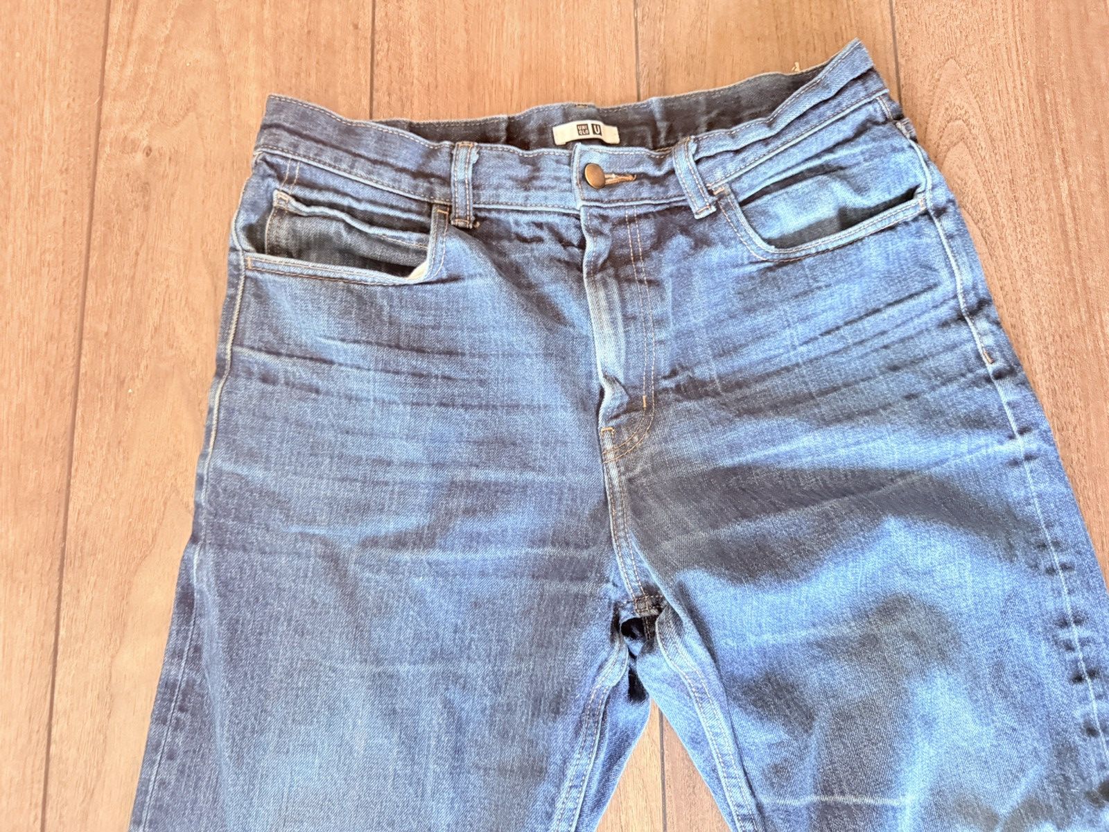 Uniqlo Uniqlo 100% cotton regular fit salvage Size US 32 / EU 48 - 2 Thumbnail