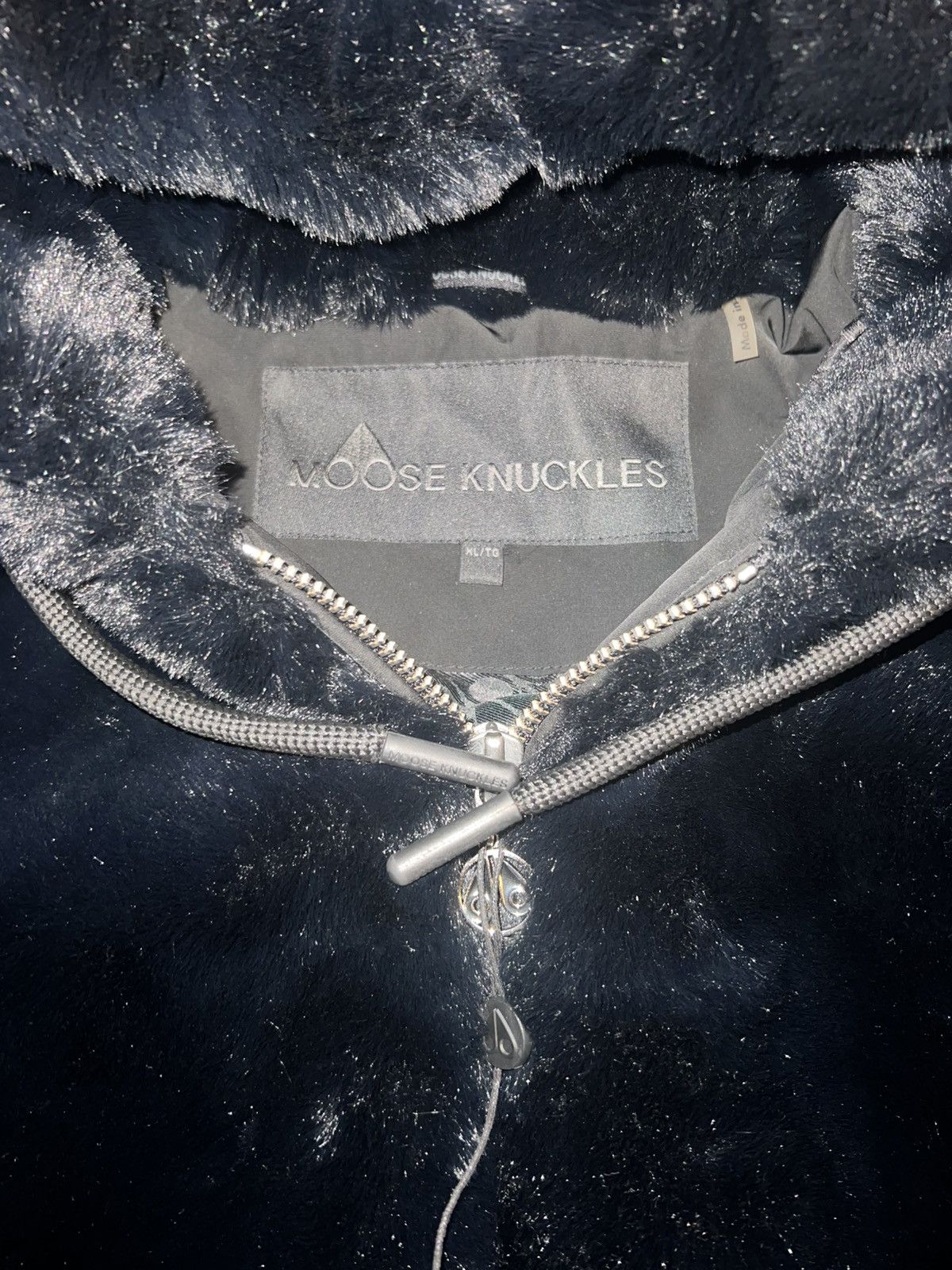 Moose Knuckles Portland Bunny Faux Fur Jacket Size XL / US 12-14 / IT 48-50 - 7 Thumbnail