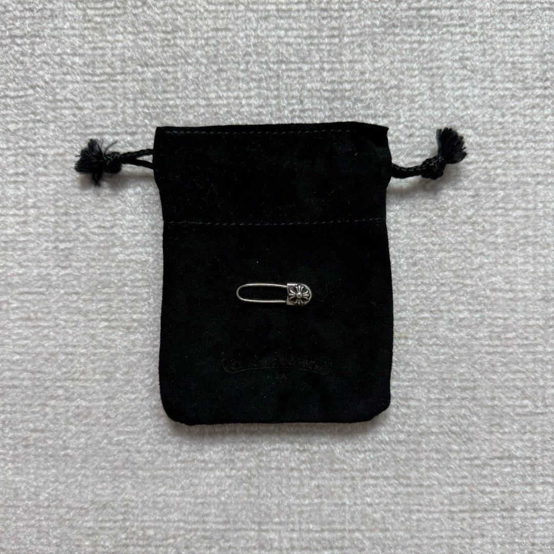 Chrome Hearts Chrome Hearts Safety Pin Sliver Earring Size ONE SIZE - 1 Thumbnail